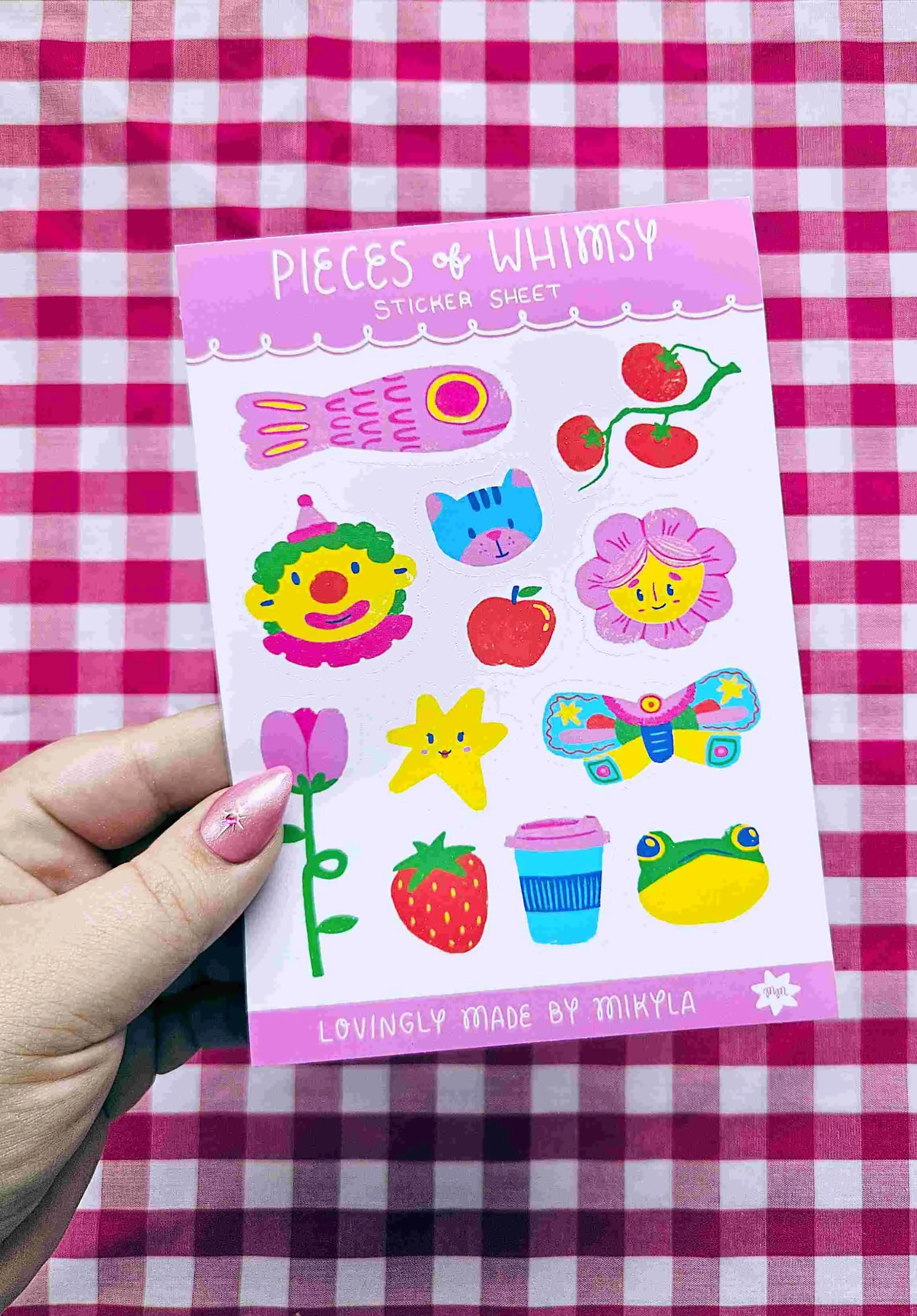 Pieces of Whimsy Sticker Sheet