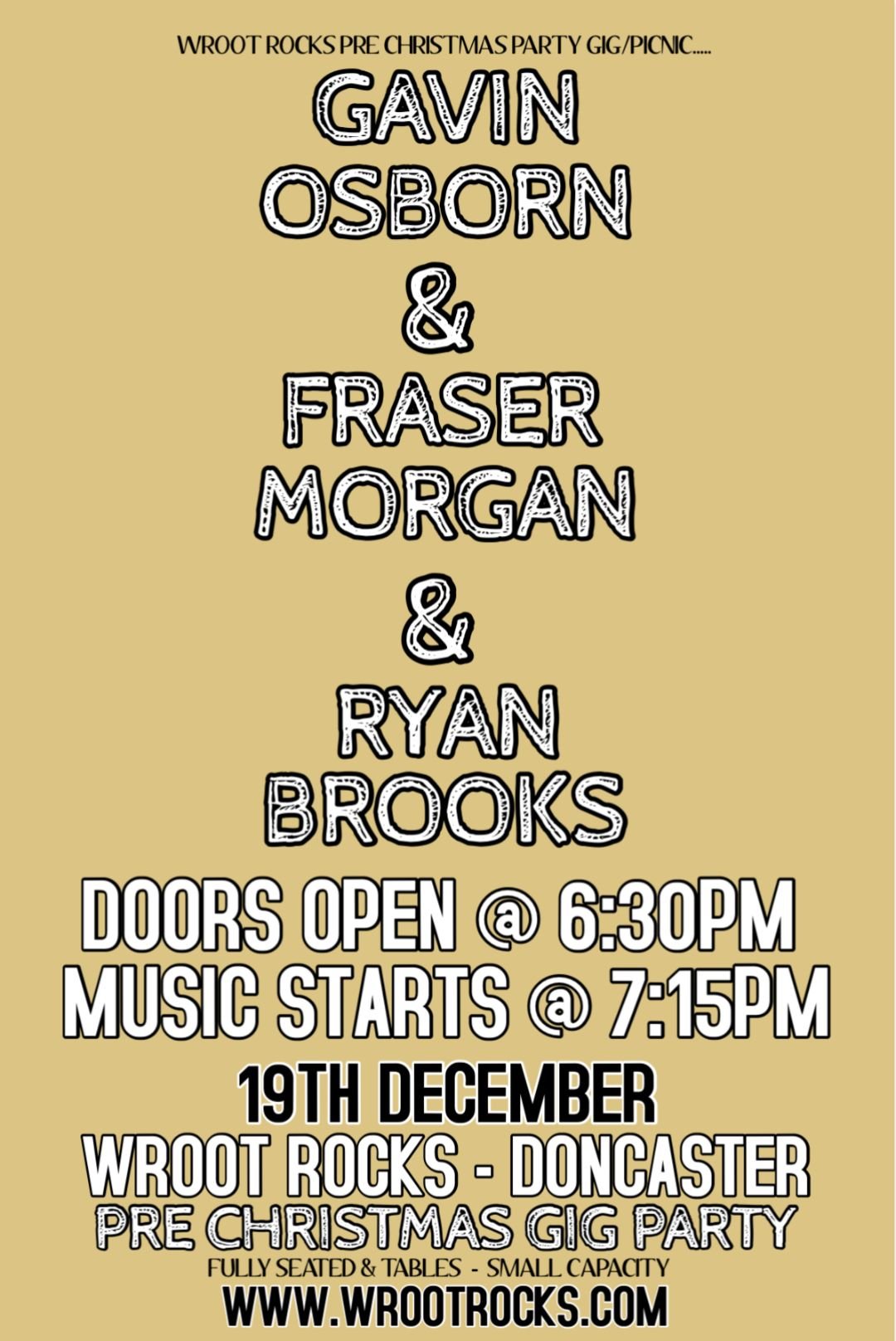 Pre-Christmas Party with Gavin Osborn, Fraser Morgan & Ryan Brooks