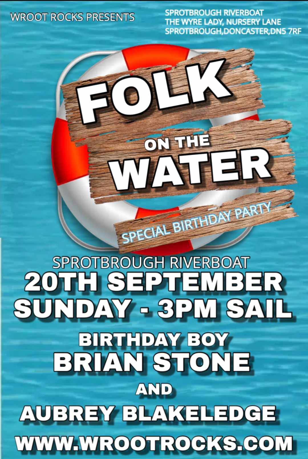 Folk On The Water: Brian Stone & Aubrey Blakeledge