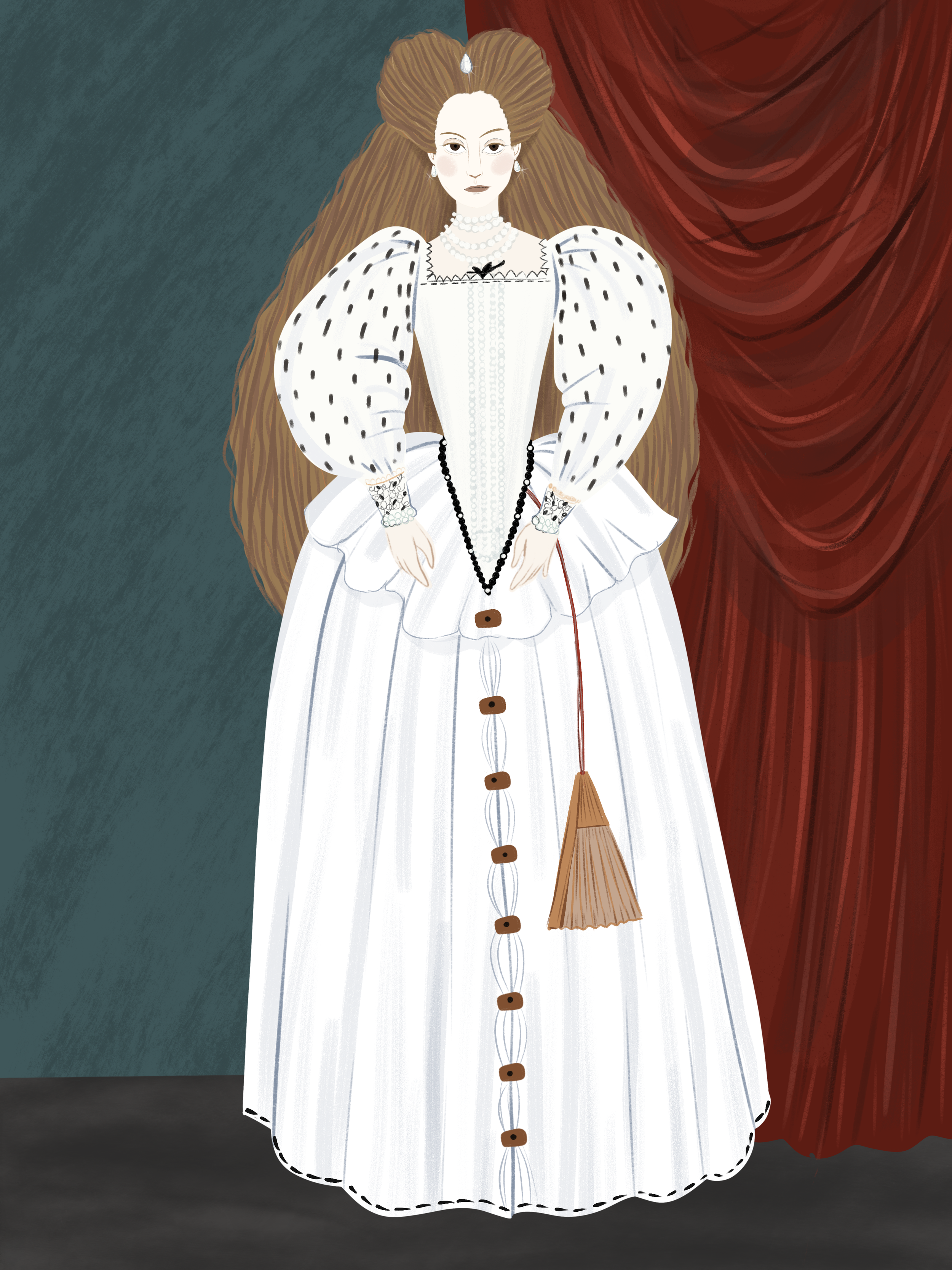 Arbella Stuart, Hardwick Hall, Derbyshire