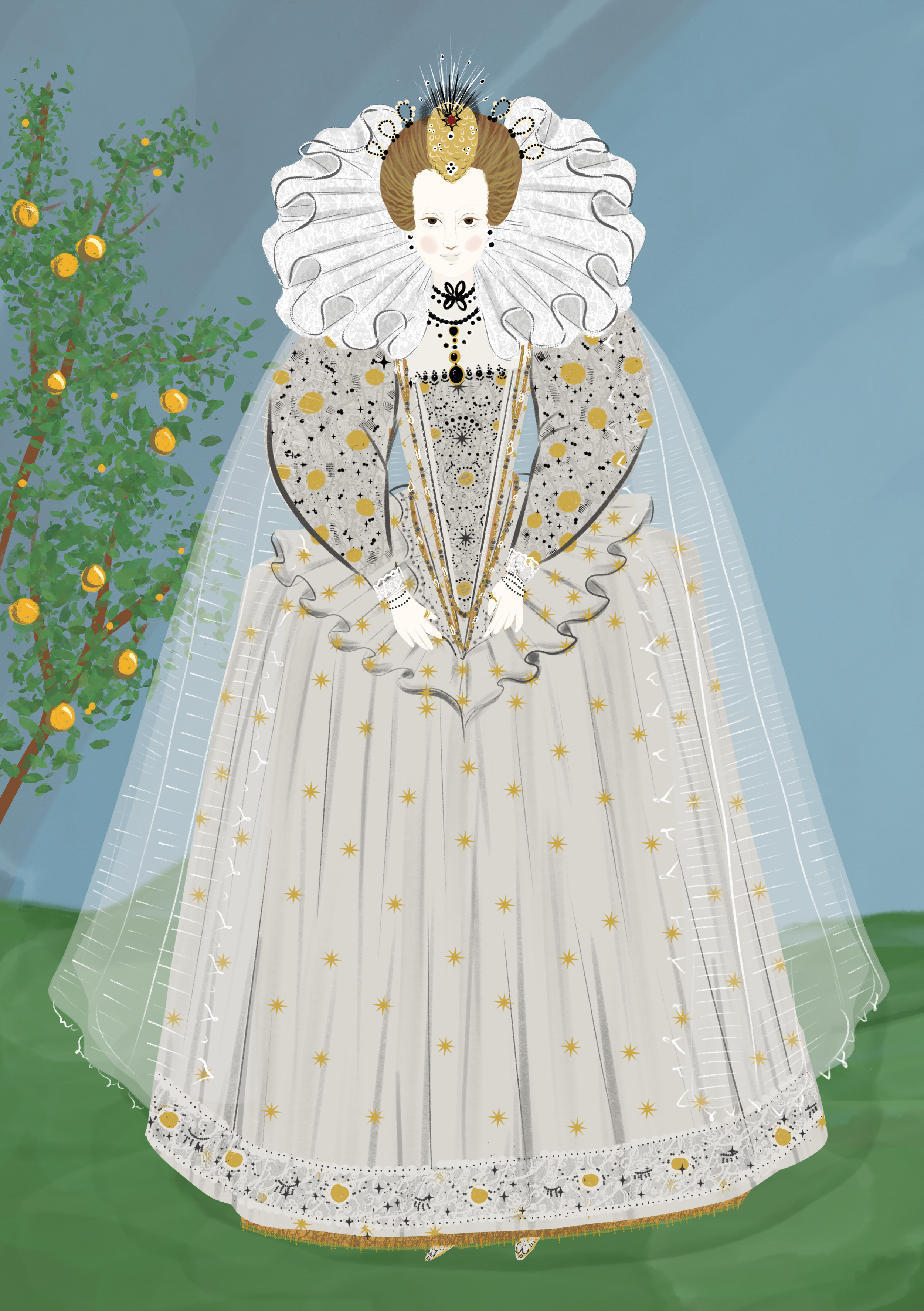 Arbella Stuart, Hardwick Hall, Derbyshire