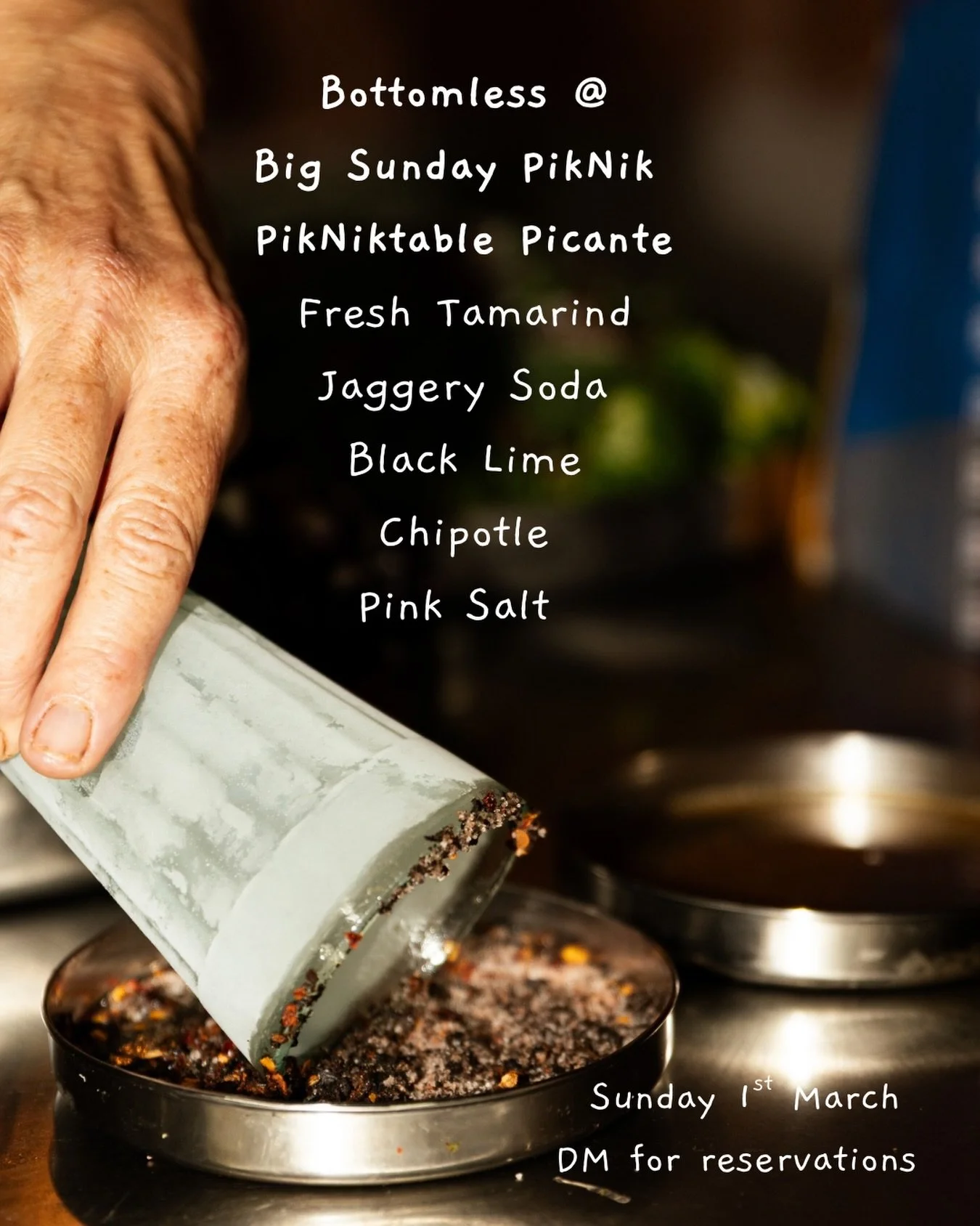 Yes, that&rsquo;s right! Bottomless Tamarind Picante&rsquo;s at The Big Sunday PikNik! DM for reservations. BYO Tequila! 😉 Photo @bytomstevenson #pikniktable #picante #tamarind #kerala #varkala