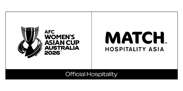 Black background with white text that says "Official Hospitality".