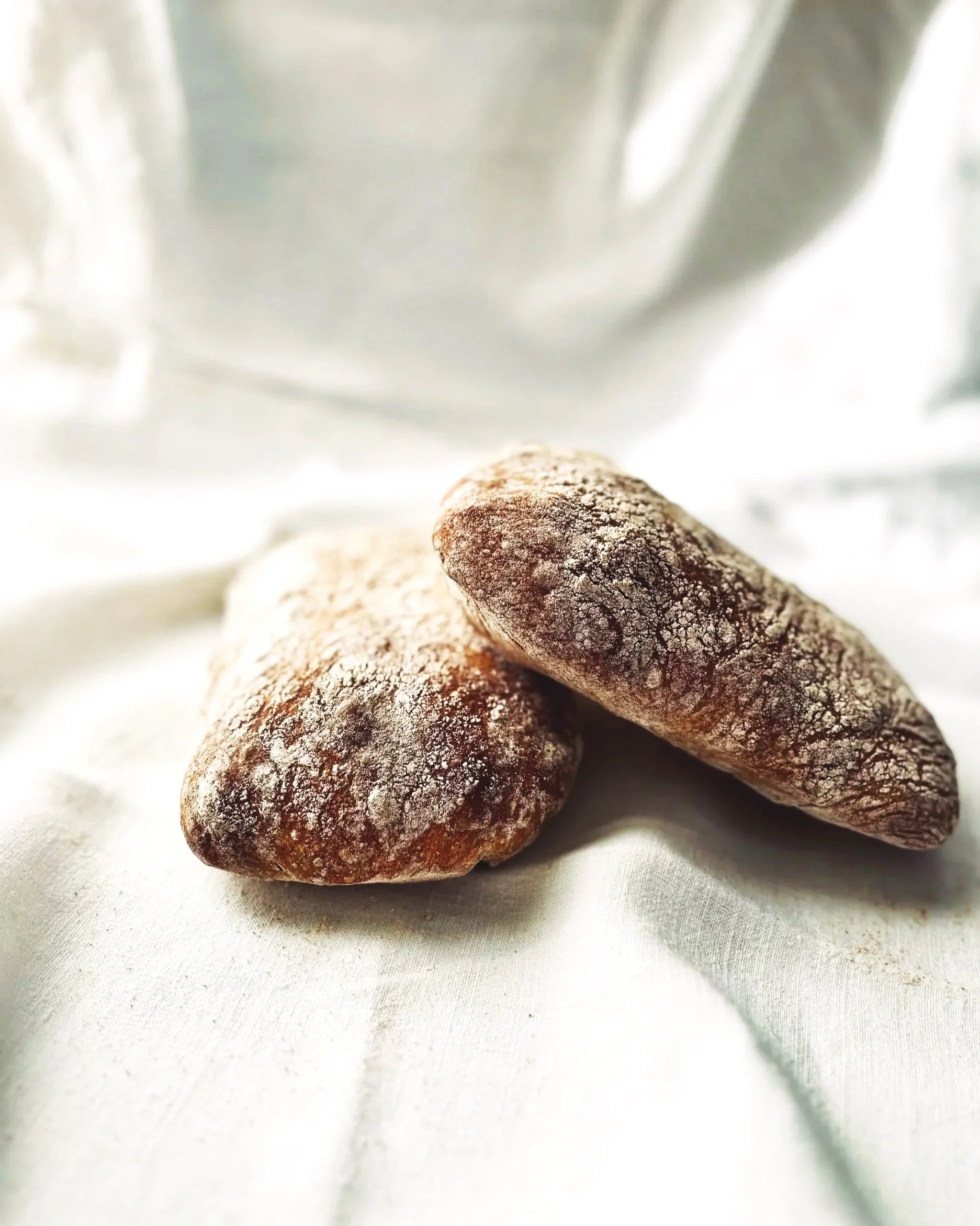 Ciabatta - mit oder ohne Oliven