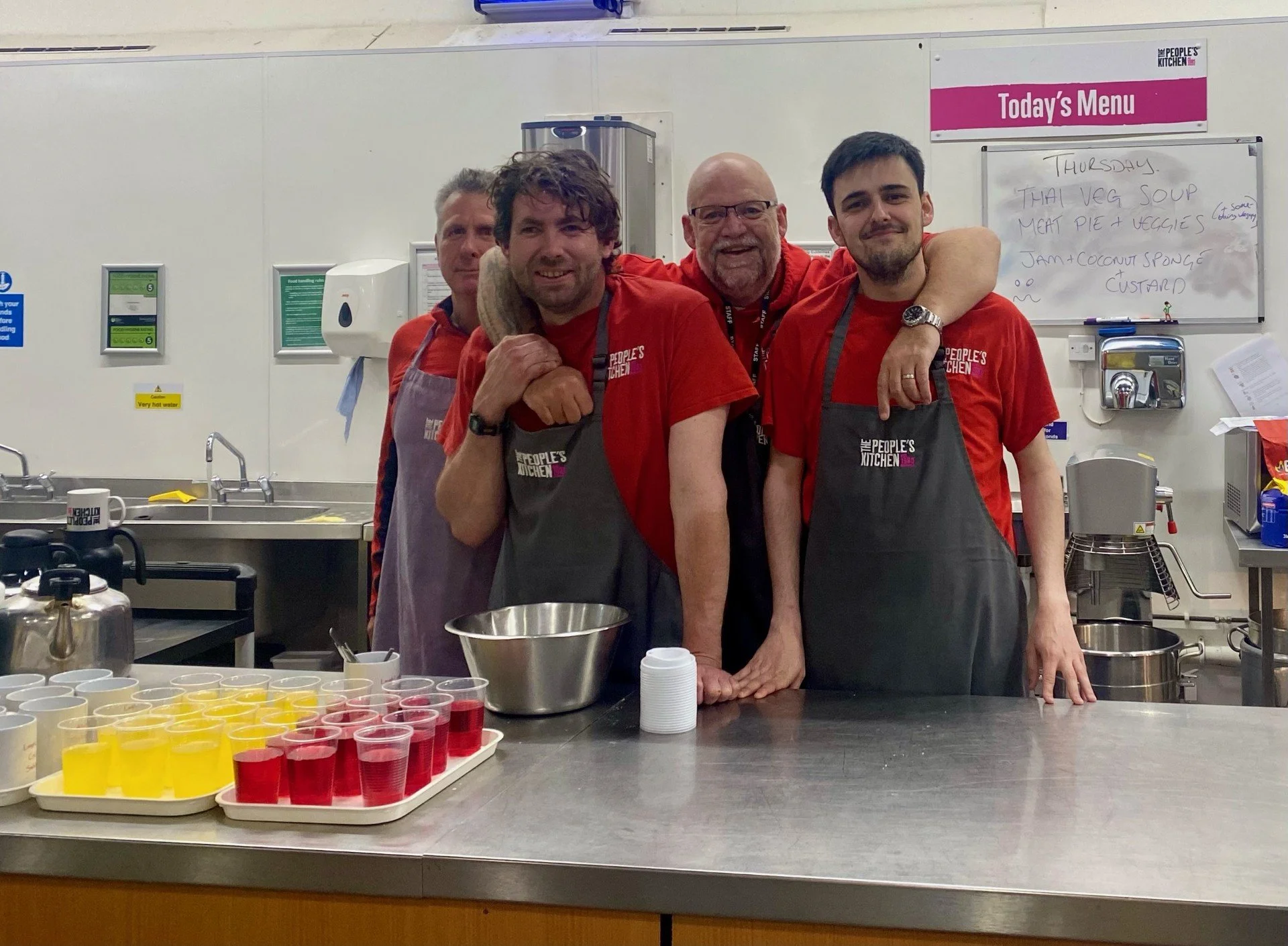 Volunteers at The People's Kitchen