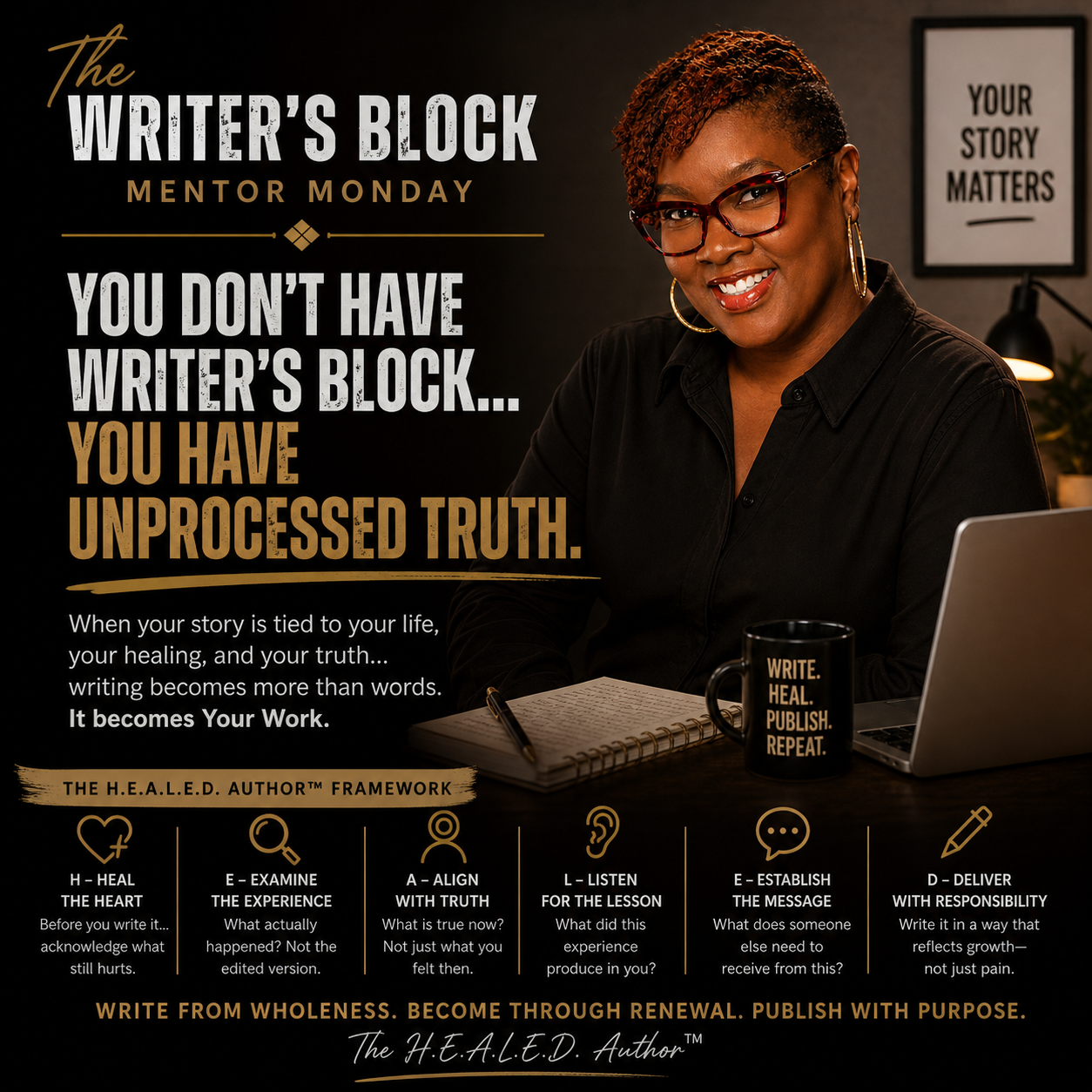 You Don’t Have Writer’s Block… You Have Unprocessed Truth