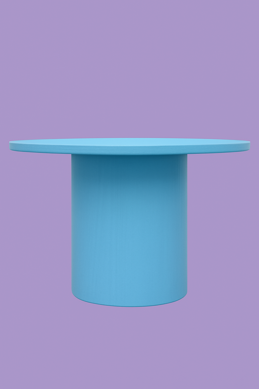 Minimalist Blue Pedestal Table.png