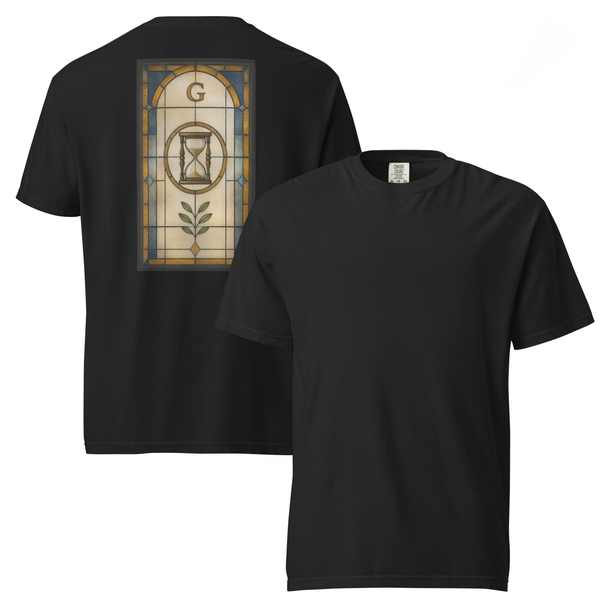 Hourglass & Acacia Stained Glass T-Shirt