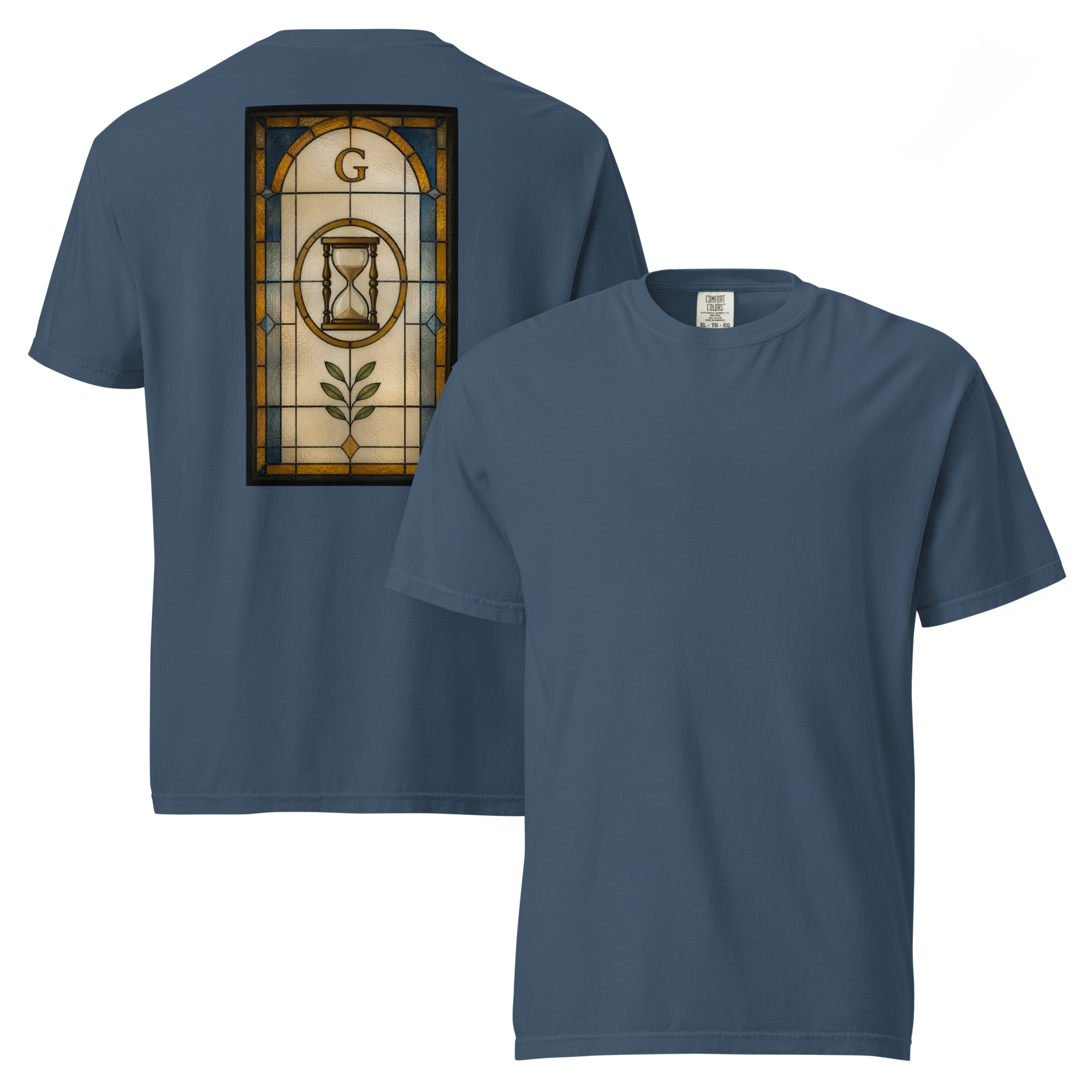 Hourglass & Acacia Stained Glass T-Shirt