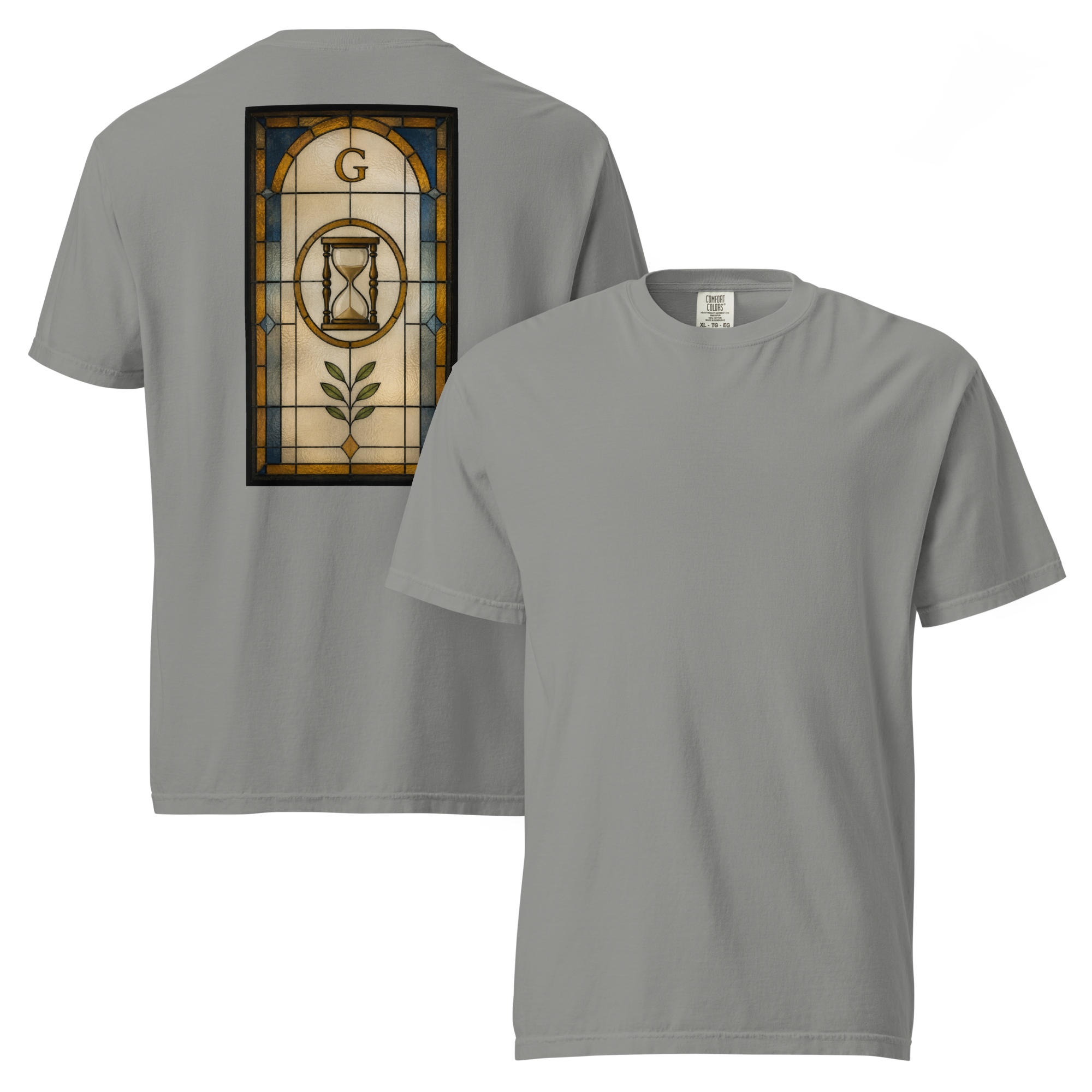Hourglass & Acacia Stained Glass T-Shirt