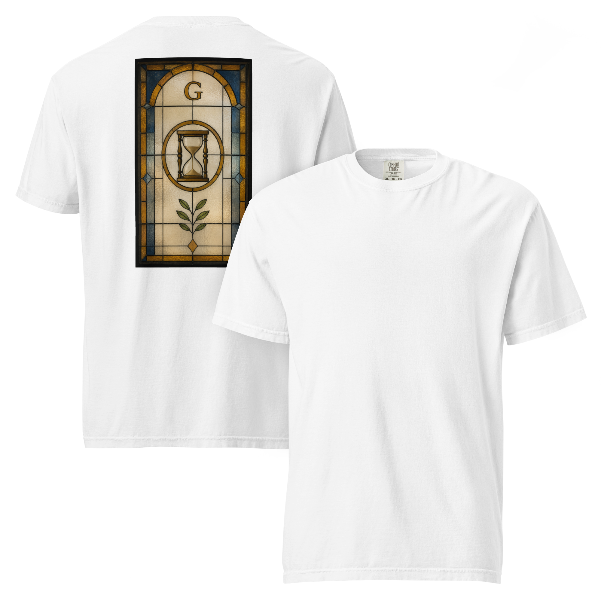 Hourglass & Acacia Stained Glass T-Shirt