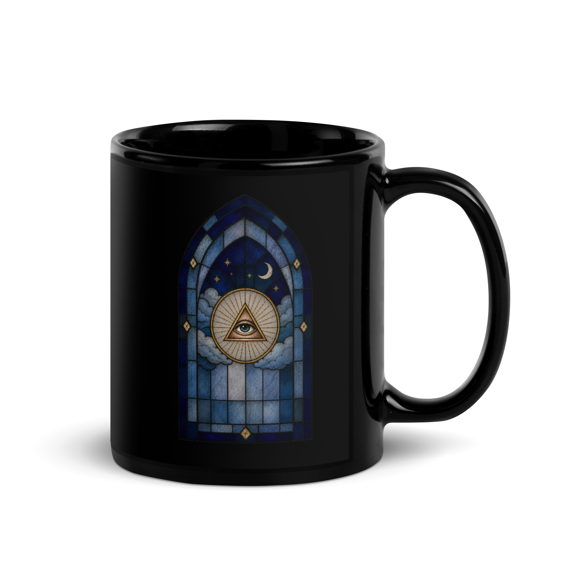 All-Seeing Eye Stained Glass Mug