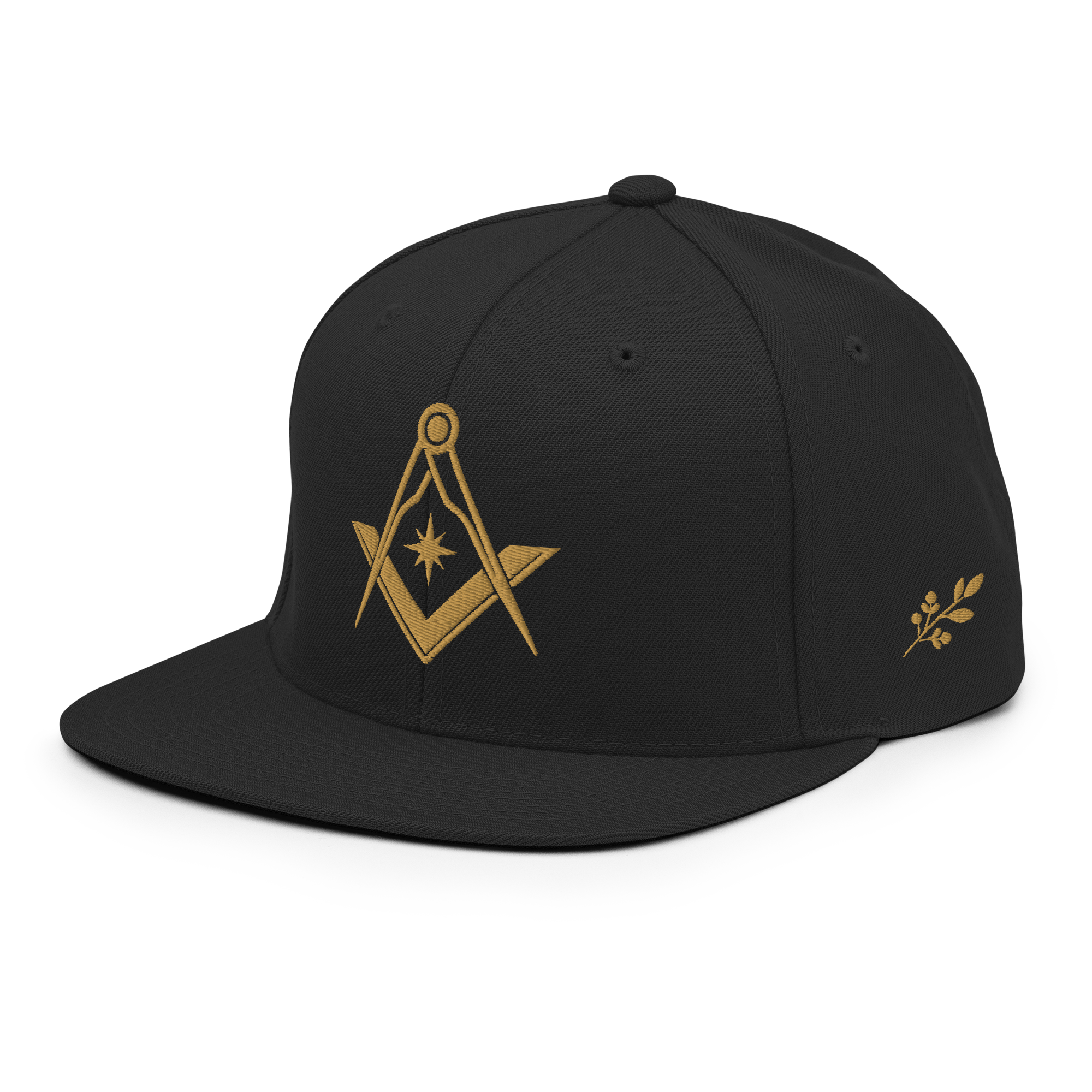 Square & Compasses Embroidered Masonic Snapback