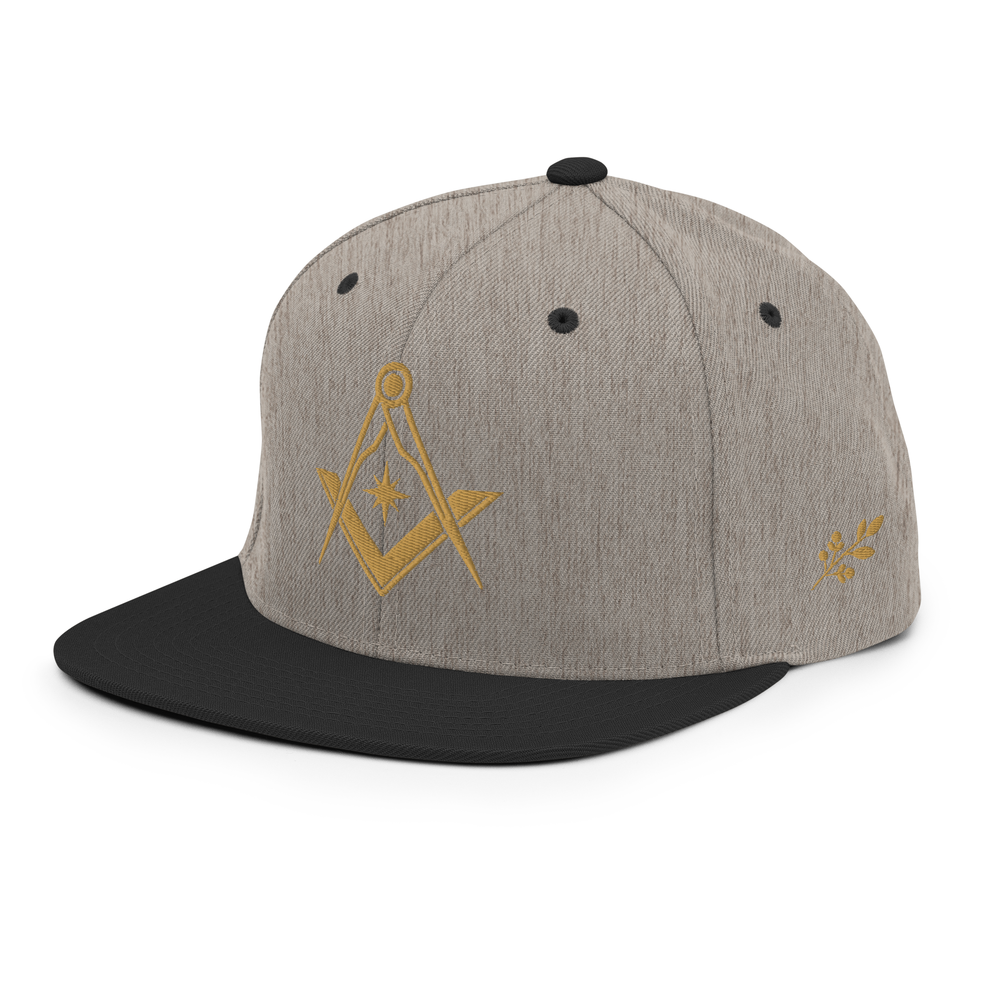 Square & Compasses Embroidered Masonic Snapback