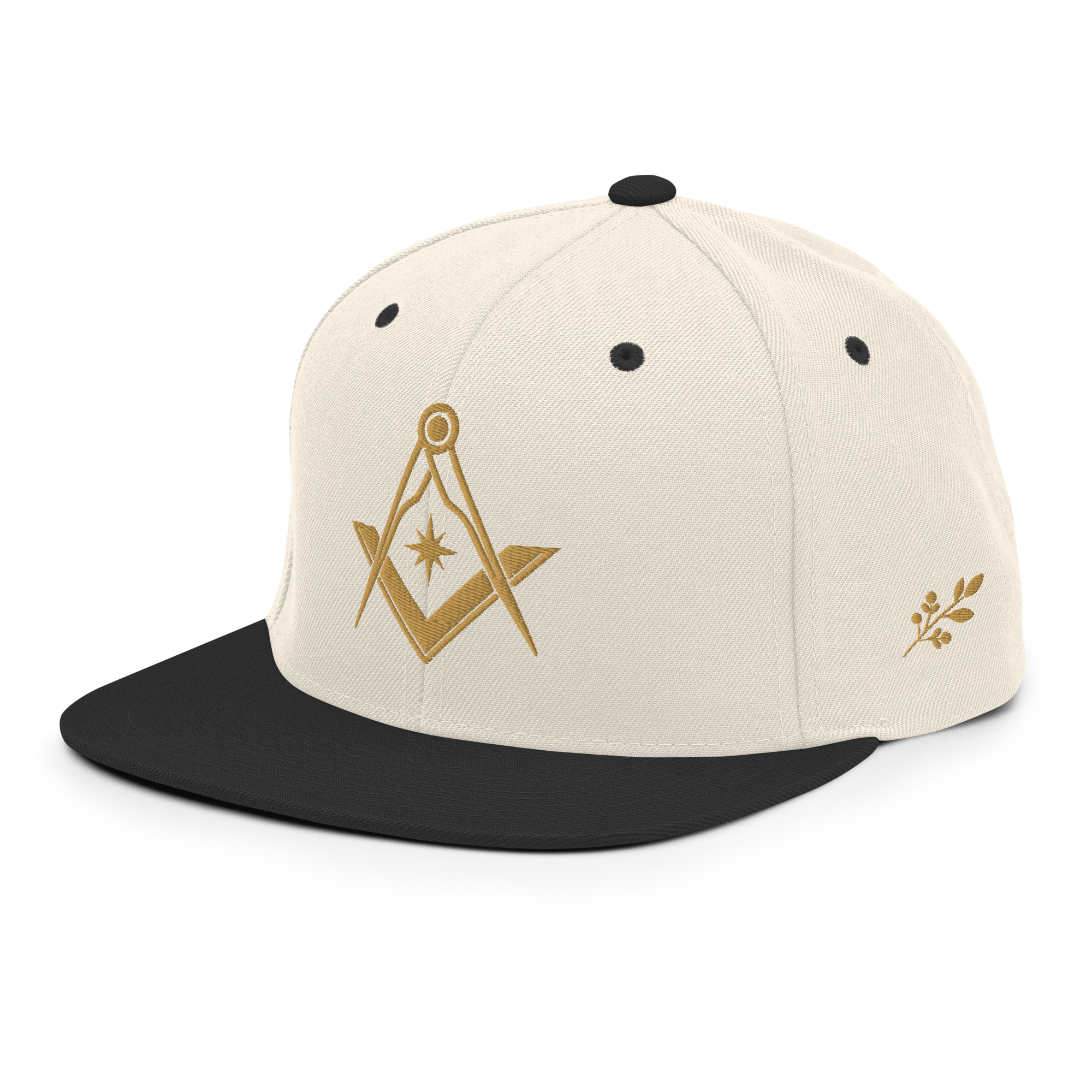 Square & Compasses Embroidered Masonic Snapback