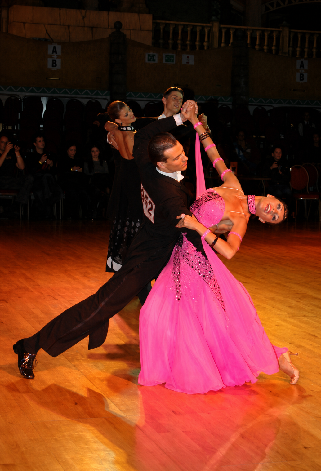 Ballroom Dance performance at a competition in Assen , Netherlands