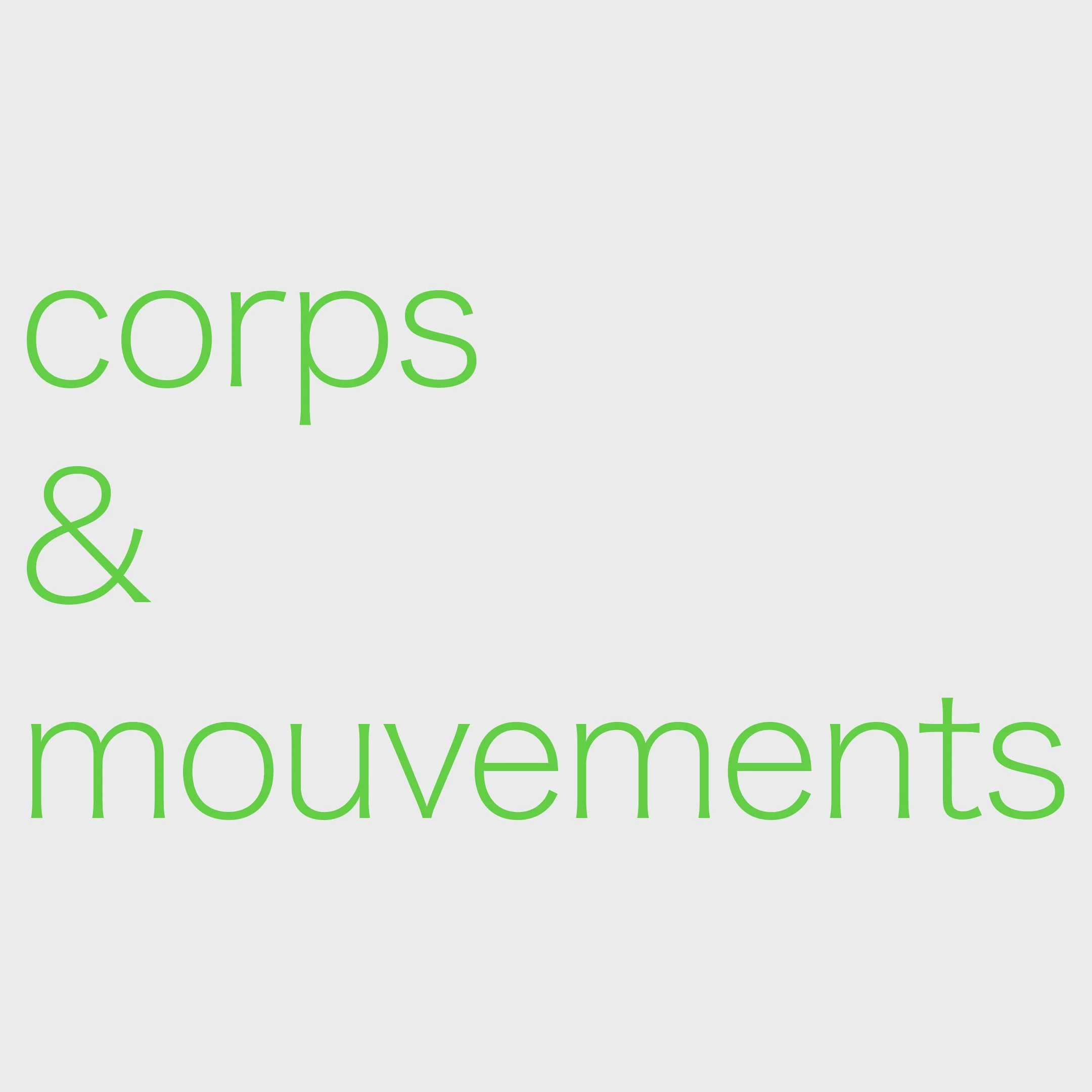 corps & mouvements