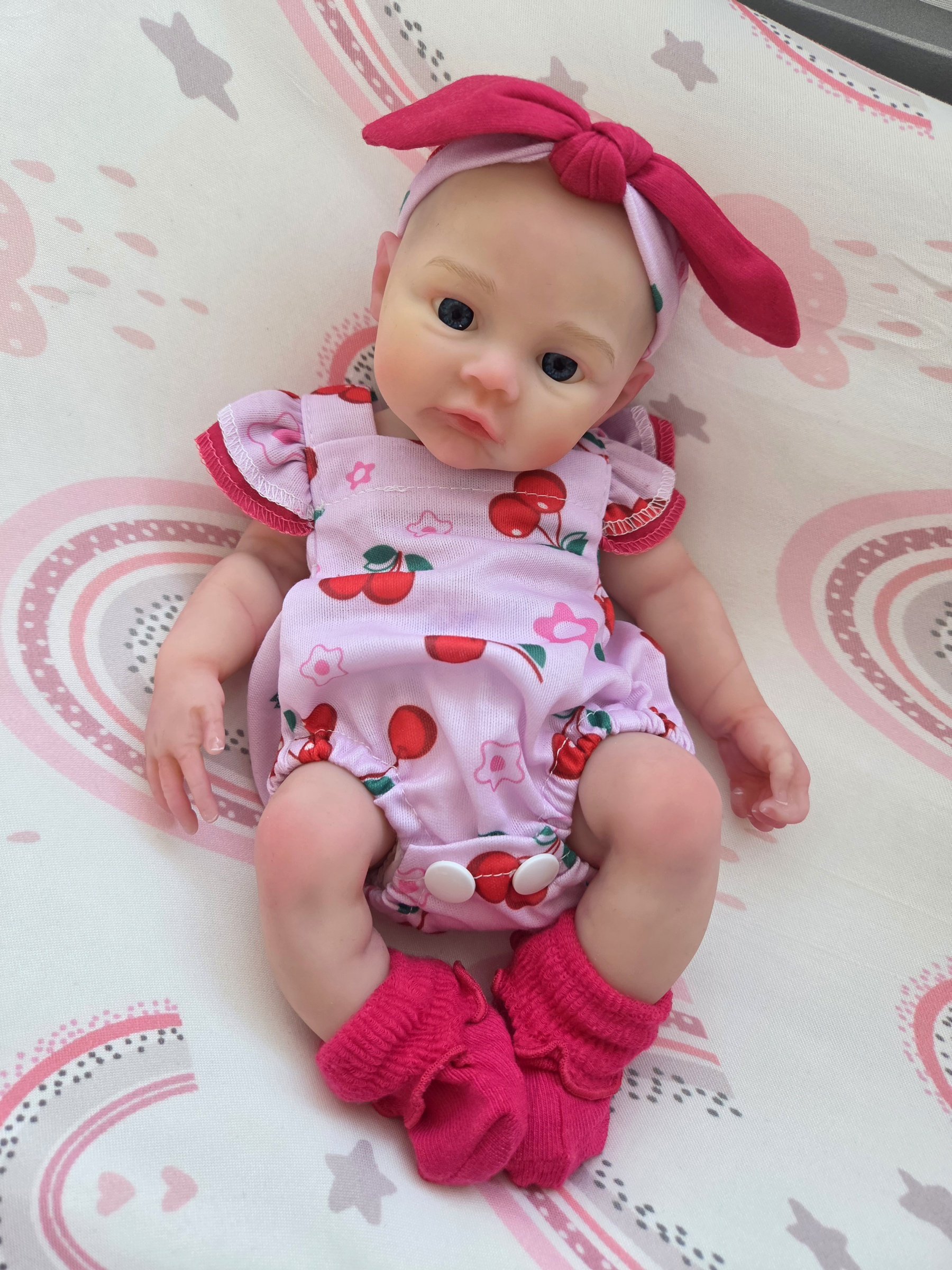 13 Inch Full Silicone Baby Girl Daisy