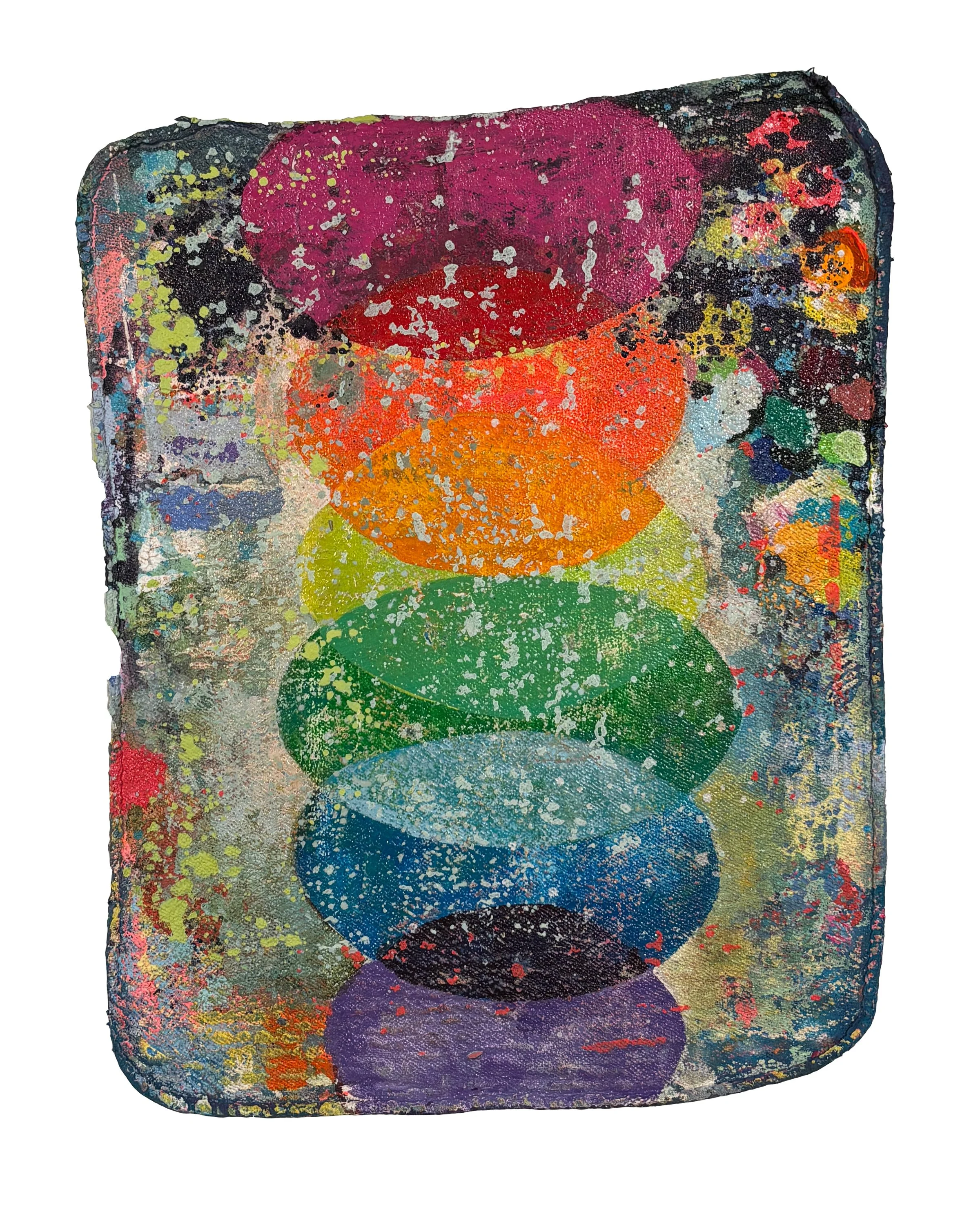 Jason Rohlf Waving 18X 14" acrylic on muslin shop rag 2022:26.jpg