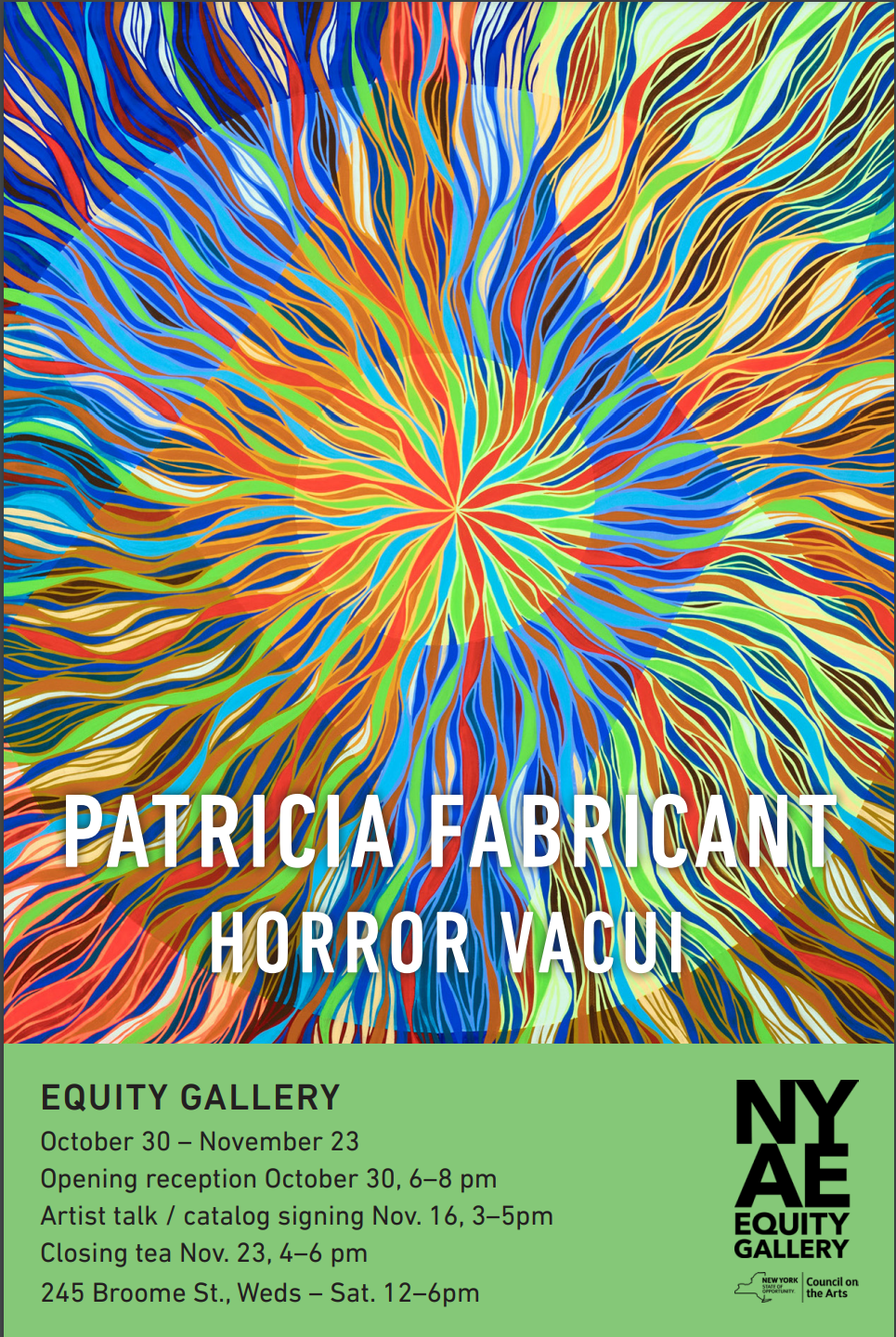  HORROR VACUI:  Patricia Fabricant