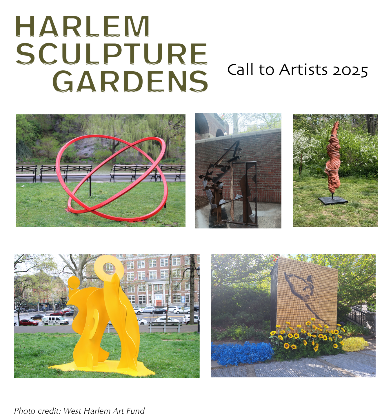 Harlem Sculpture Gardens Open Call