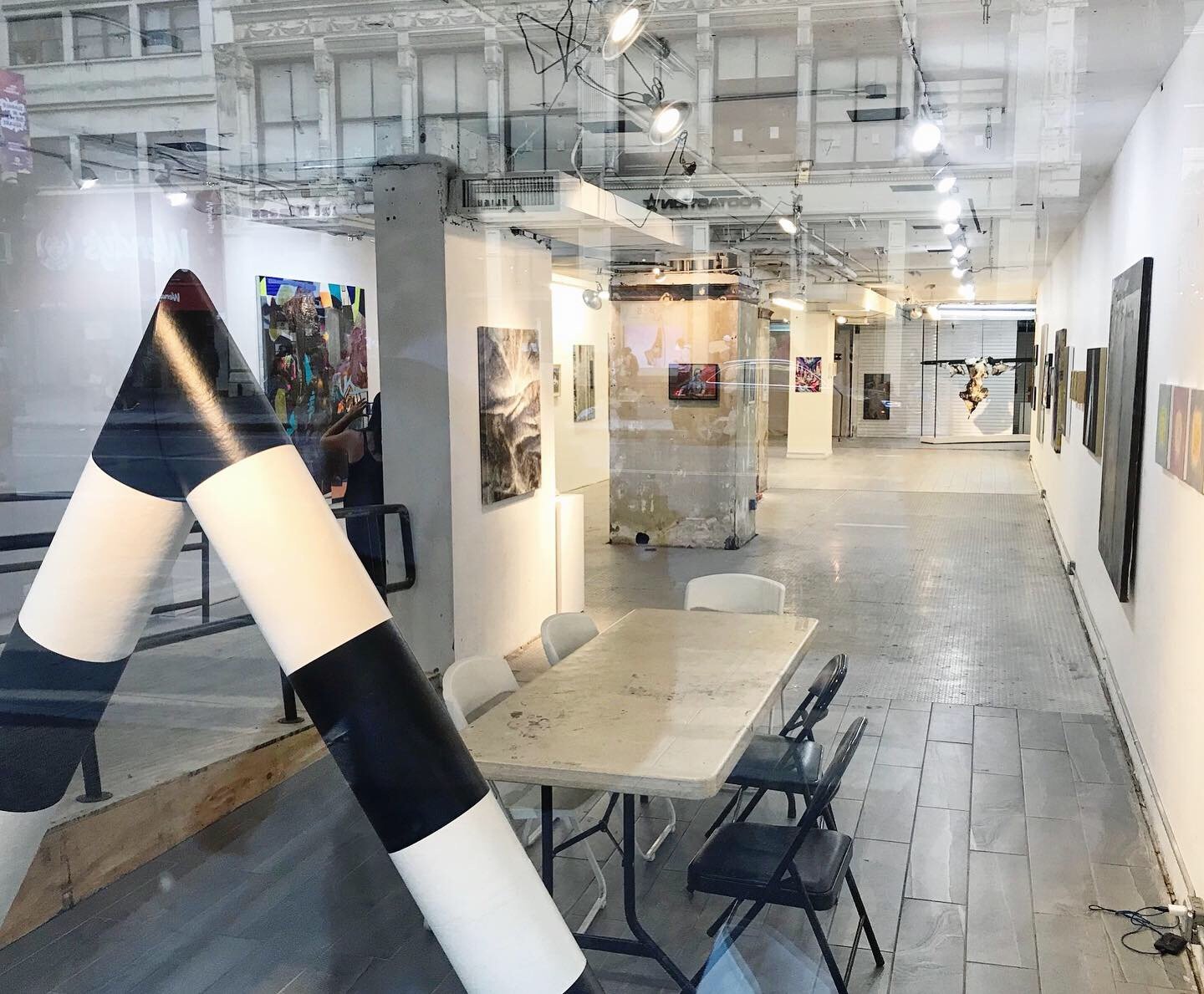 Image of Installation of "Intersections: The Union Square Show"