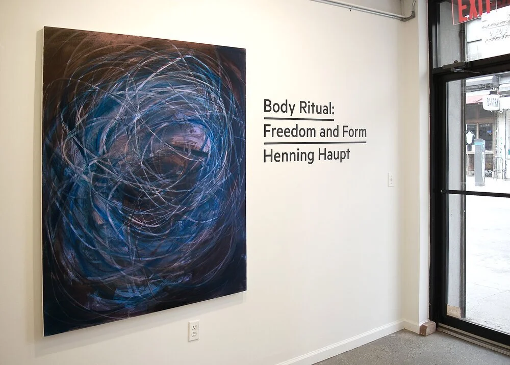 Installation shot of Henning Haupt, Body Ritual: Freedom and Form