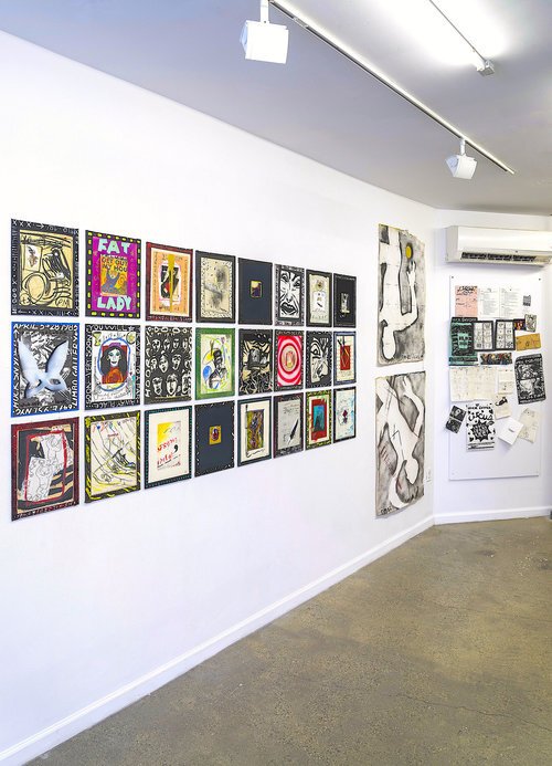 Installation View of "Huck Snyder: 1984"