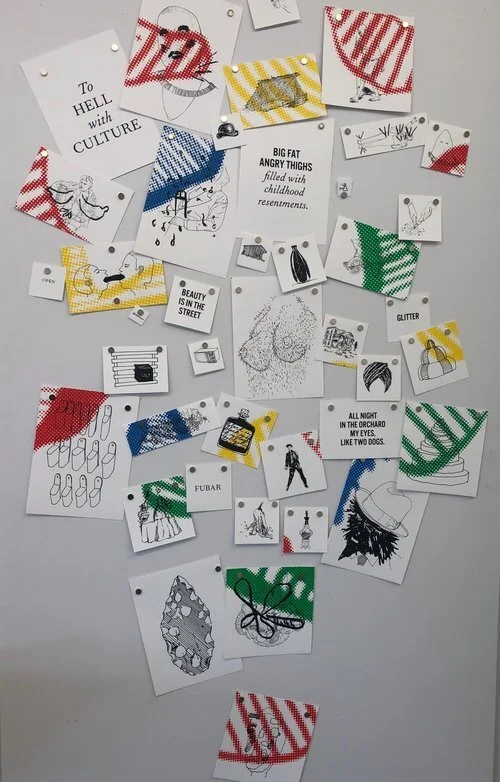 Installation Photo of Hard-Line: Andrew Cornell Robinson and Matt Rota