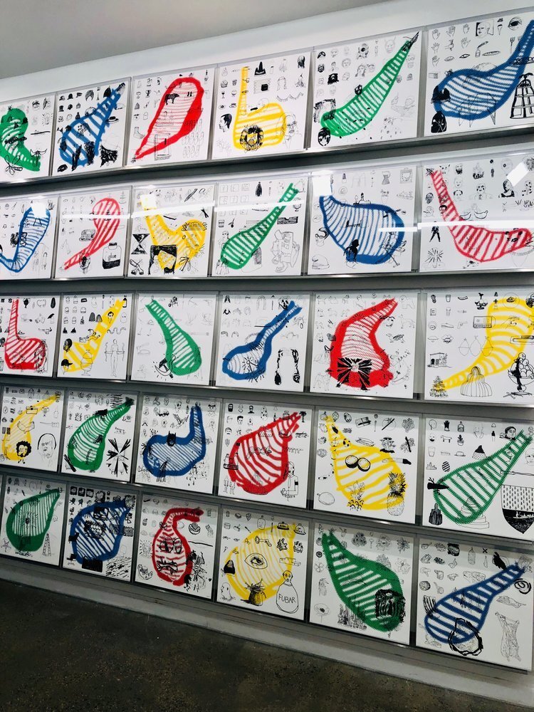 Installation Photo of Hard-Line: Andrew Cornell Robinson and Matt Rota