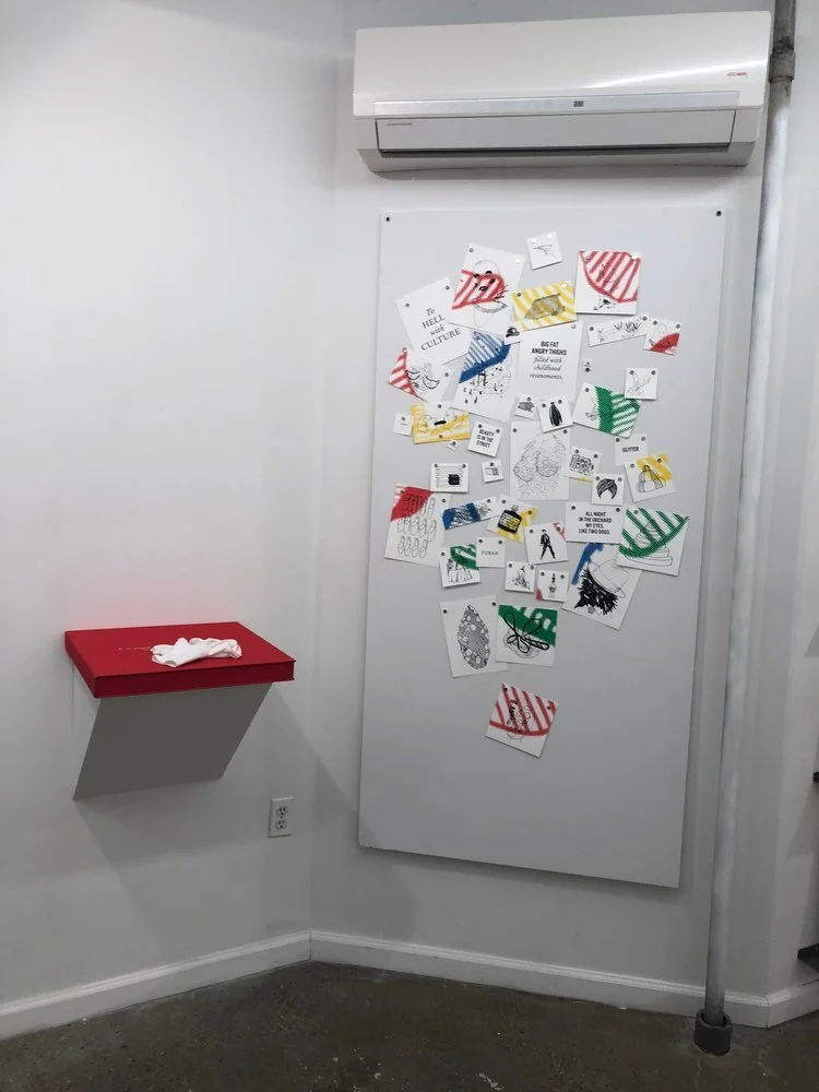 Installation Photo of Hard-Line: Andrew Cornell Robinson and Matt Rota