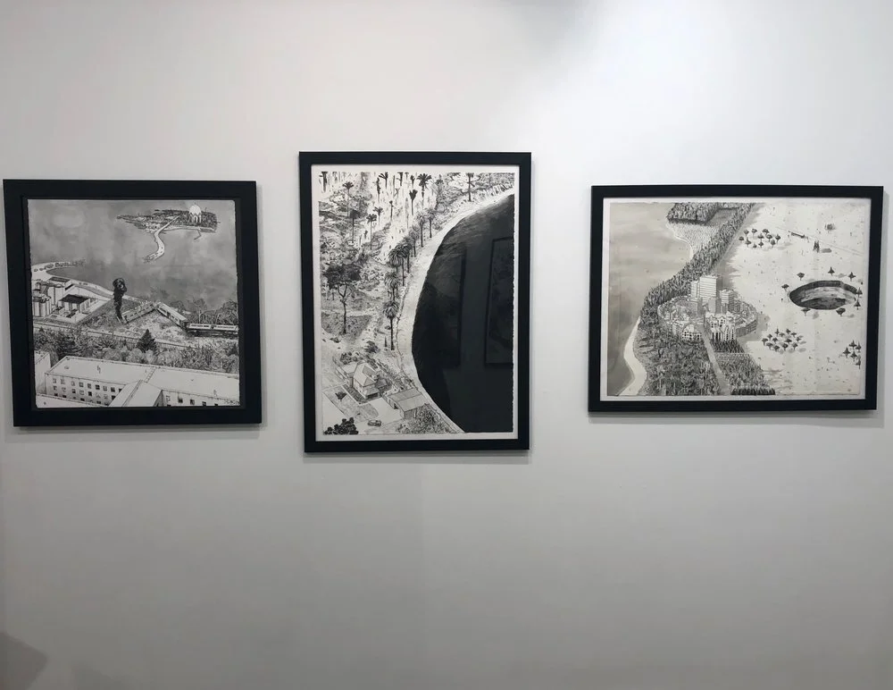 Installation Photo of Hard-Line: Andrew Cornell Robinson and Matt Rota