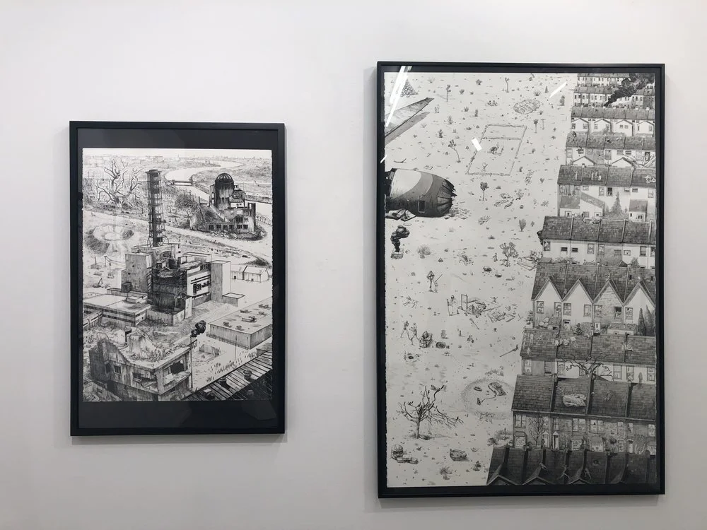 Installation Photo of Hard-Line: Andrew Cornell Robinson and Matt Rota