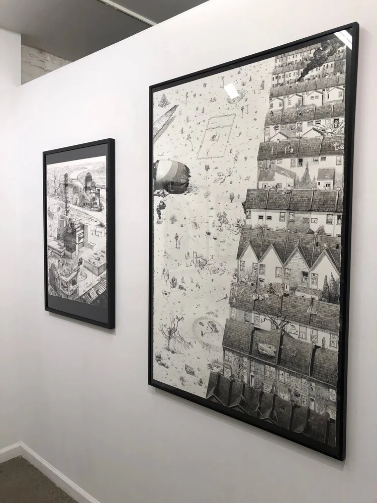 Installation Photo of Hard-Line: Andrew Cornell Robinson and Matt Rota