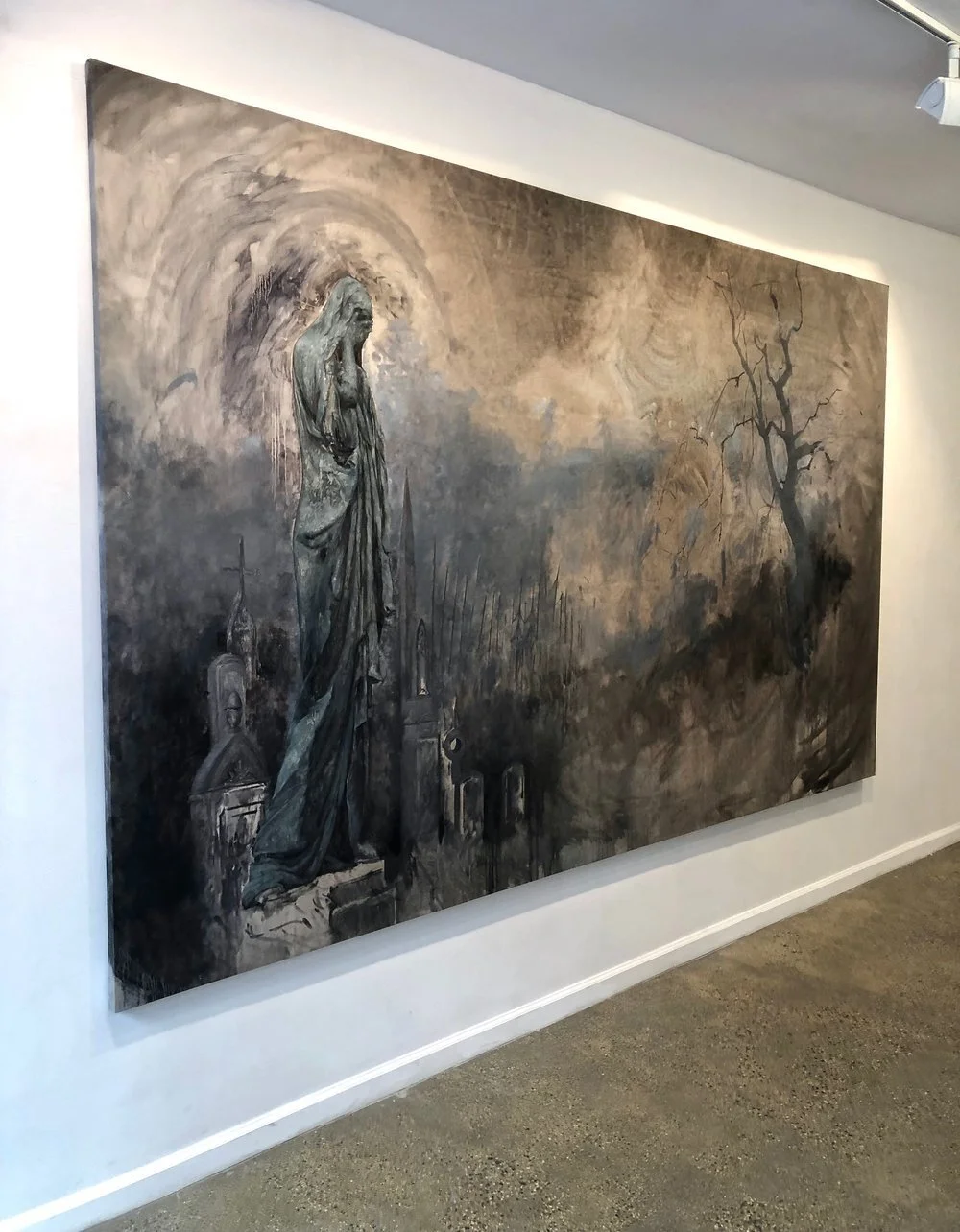 Installation view of Modern Prometheus with works by Hyeseung Marriage-Song