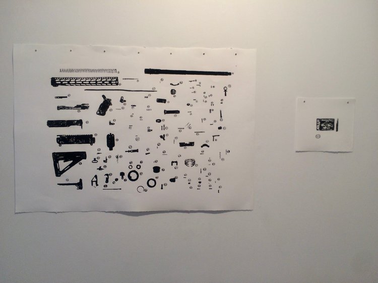 Installation view of 2018 Purchase College MFA Thesis Exhibition: Beyond