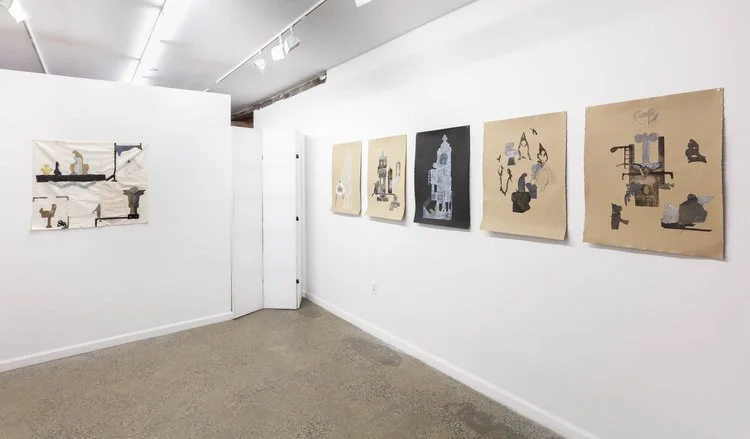 Installation view from Waiting to be Found with works by Fanny Allié