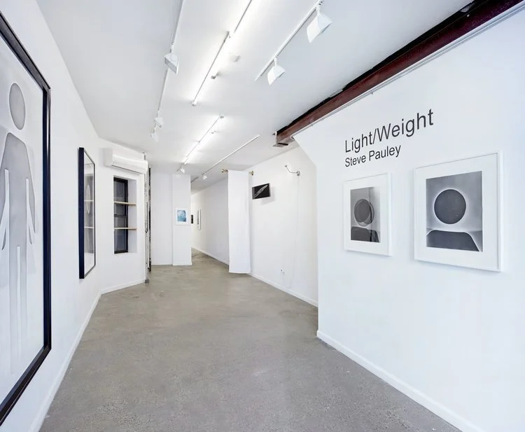 Installation view from Light/Weight with works by Steve Pauley