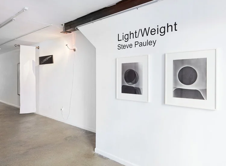 Installation view from Light/Weight with works by Steve Pauley