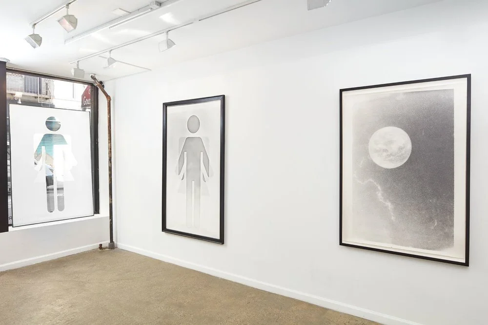 Installation view from Light/Weight with works by Steve Pauley