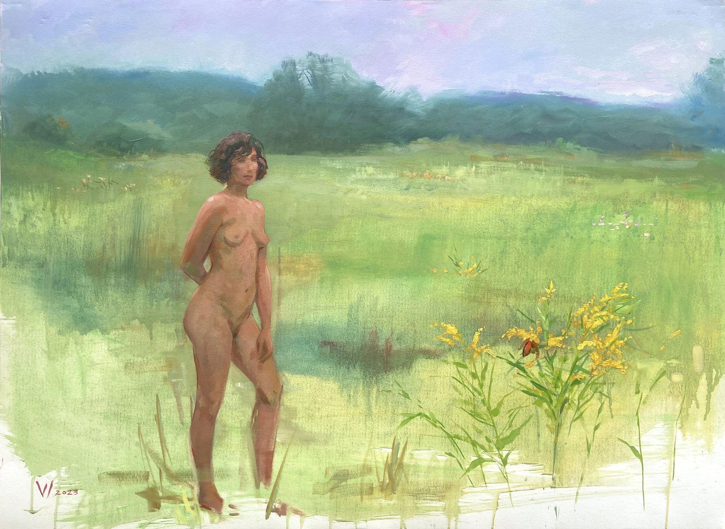 Patricia Watwood, "Field of Goldenrod"