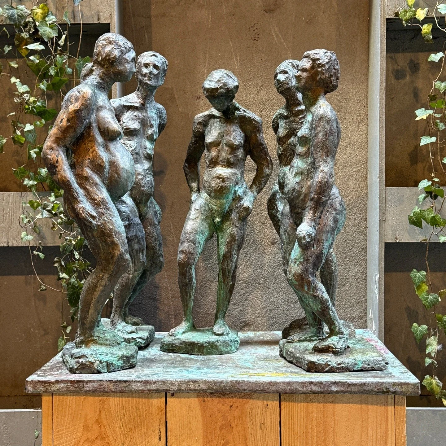 Last few days to see Mark LaRiviere, "Crisis," in the Equity Gallery Courtyard! On view through April 11 alongside Siyan Wong, "Mother Warriors," "Familiar Stranger," and "Immigration in America." Gallery hours