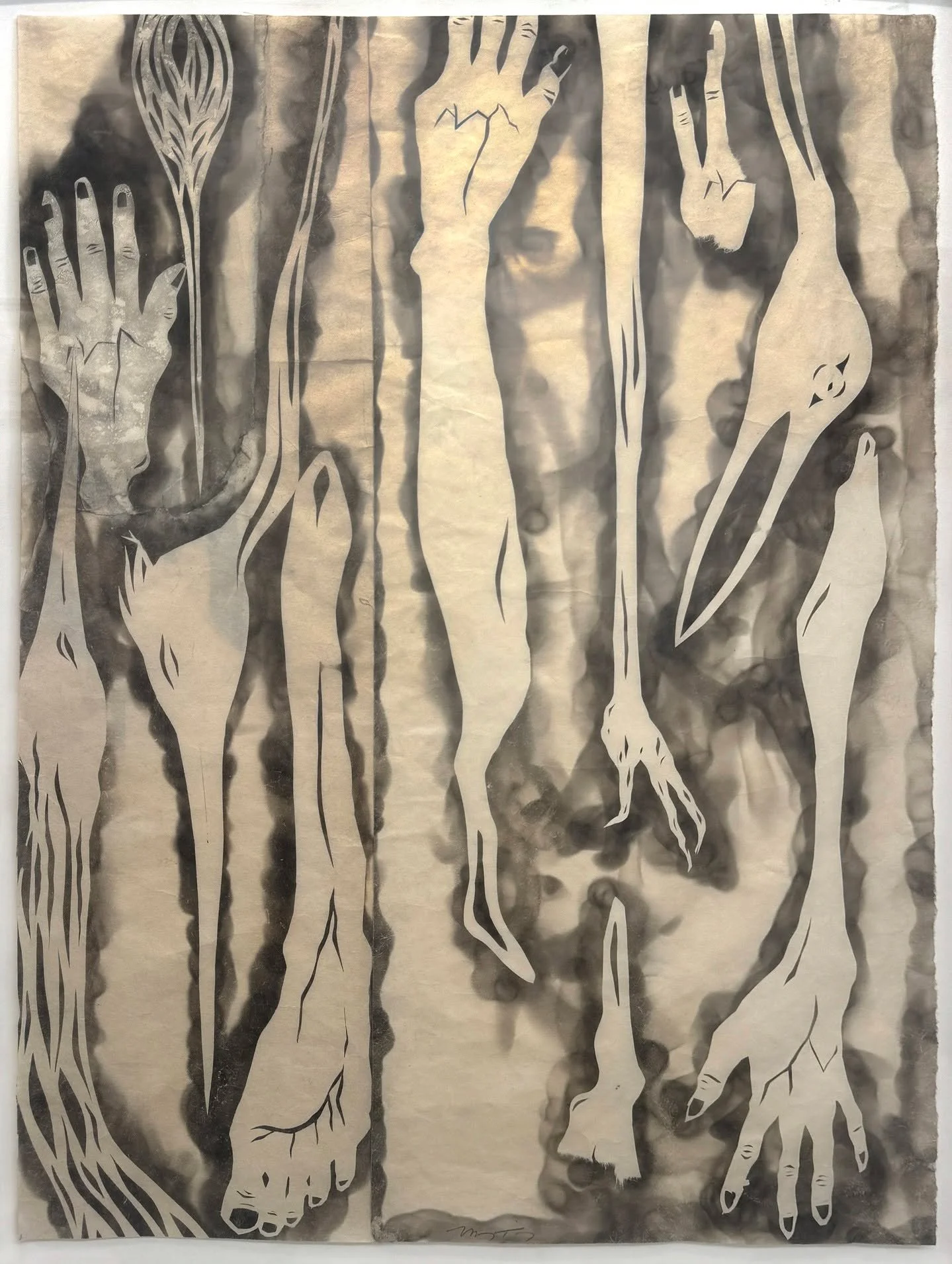 Final days of "Familiar Stranger," a group exhibition curated by Danielle Wu, at Equity Gallery! The exhibition, alongside concurrent exhibitions Siyan Wong, "Mother Warriors," "Immigration in America," and Mark LaRivier