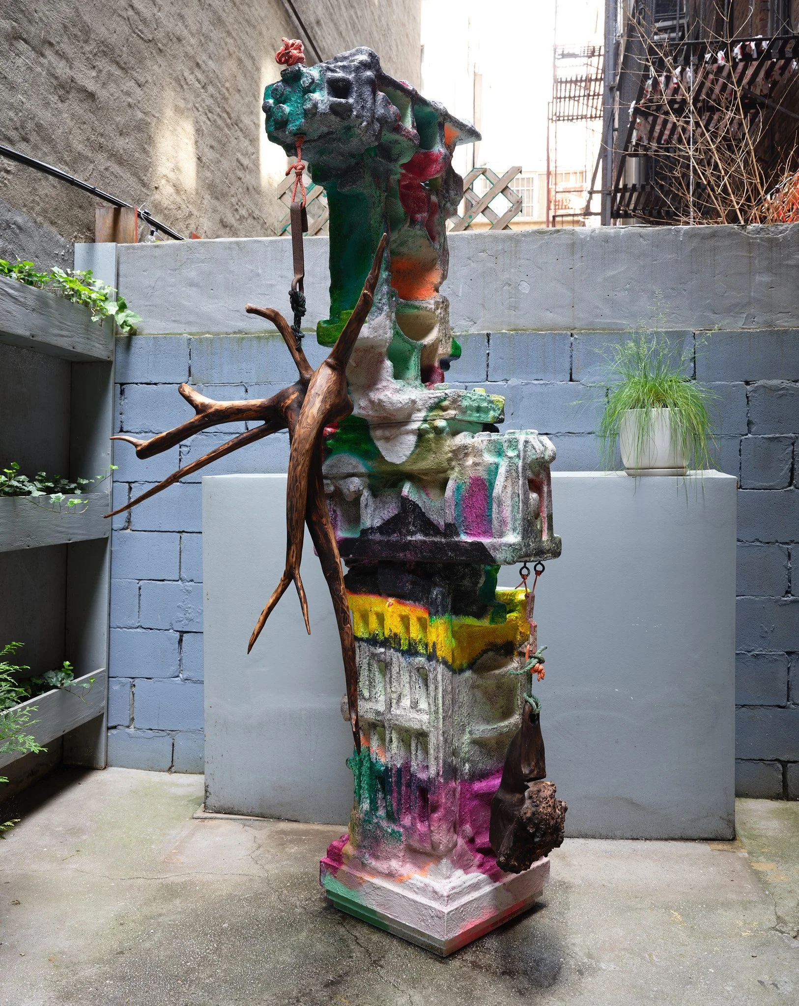 Aaron Brodeur, "Is it going good in the garden?" is on view in the Equity Gallery Courtyard through June 6, alongside concurrent exhibitions Linnea Paskow, &ldquo;Ecstatic Collapse&rdquo; in the main exhibition space and Carol Diamond, &quo