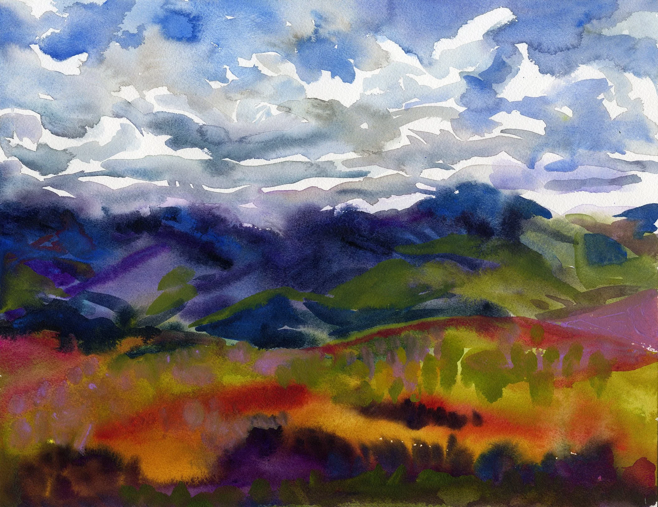 Carol Fabricatore, "Three Knobs Overlook"
