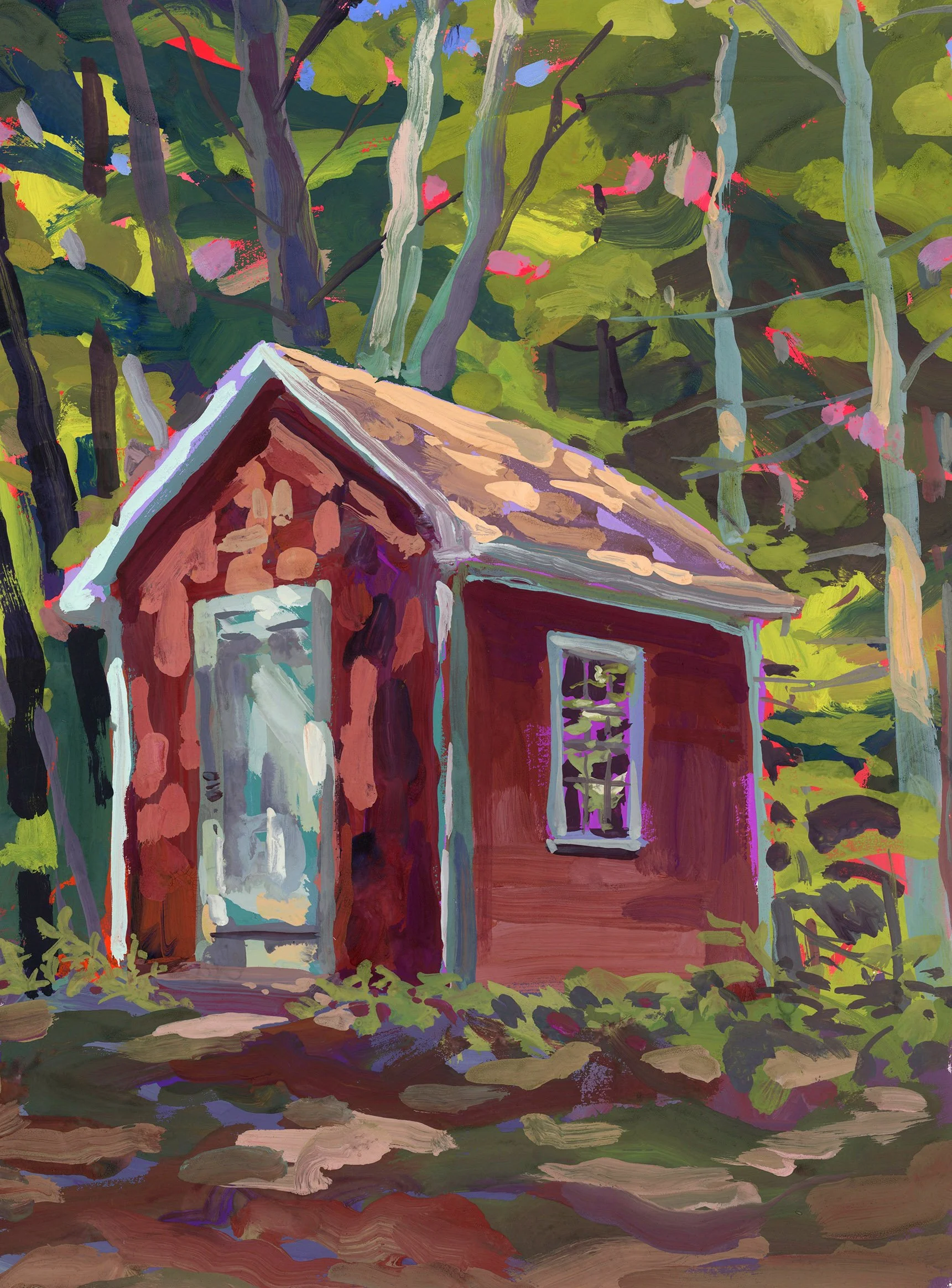 Carol Fabricatore, "Red Shack"