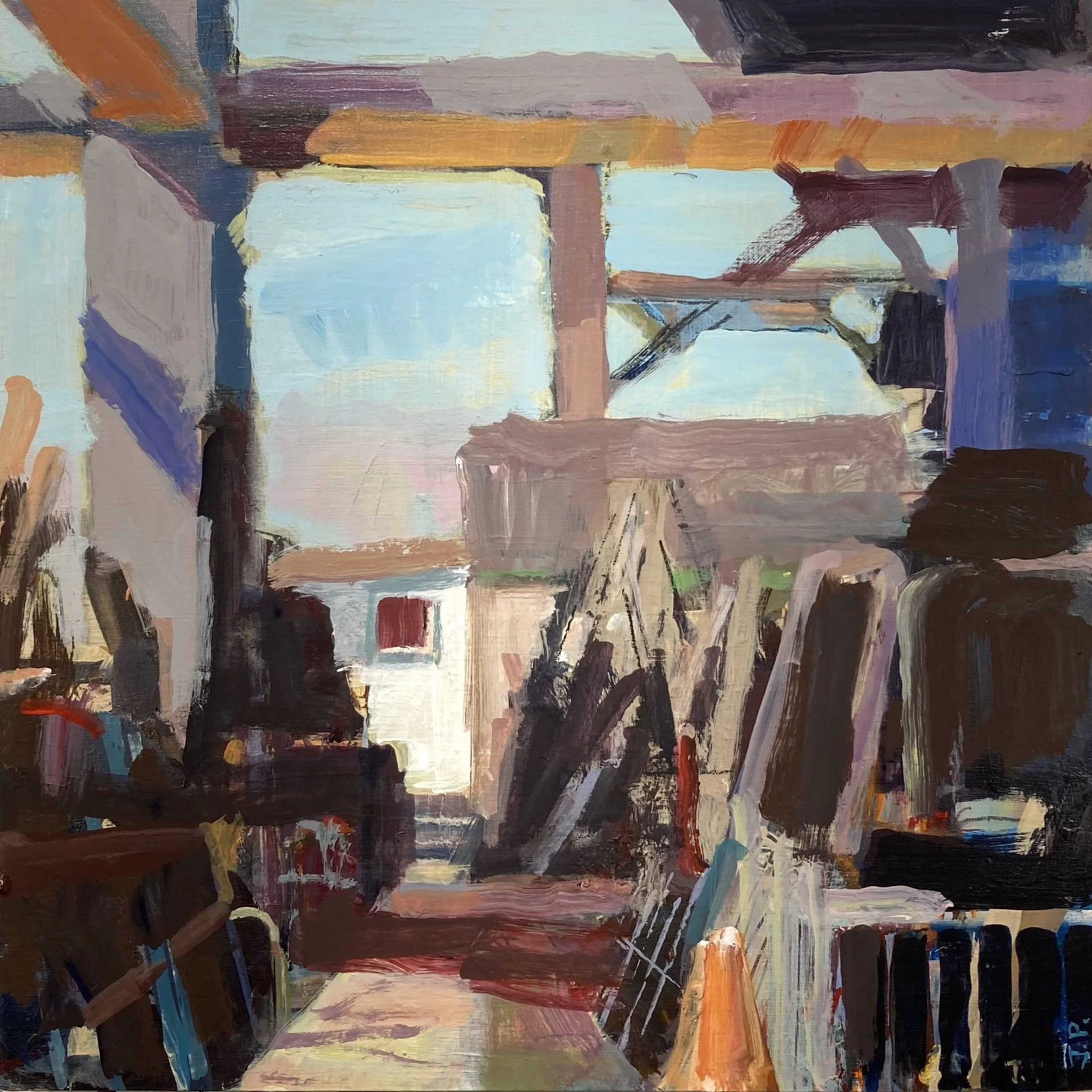 Janet Pedersen, "Salvage Yard under Smith & 9th"