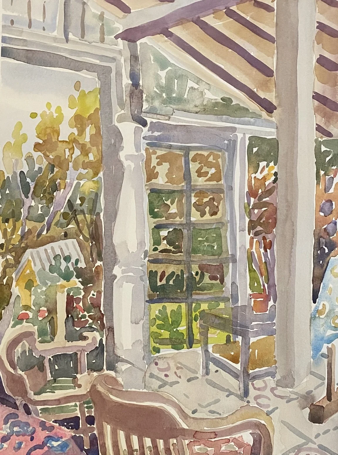 Susan Greenstein , "Williamstown Porch"