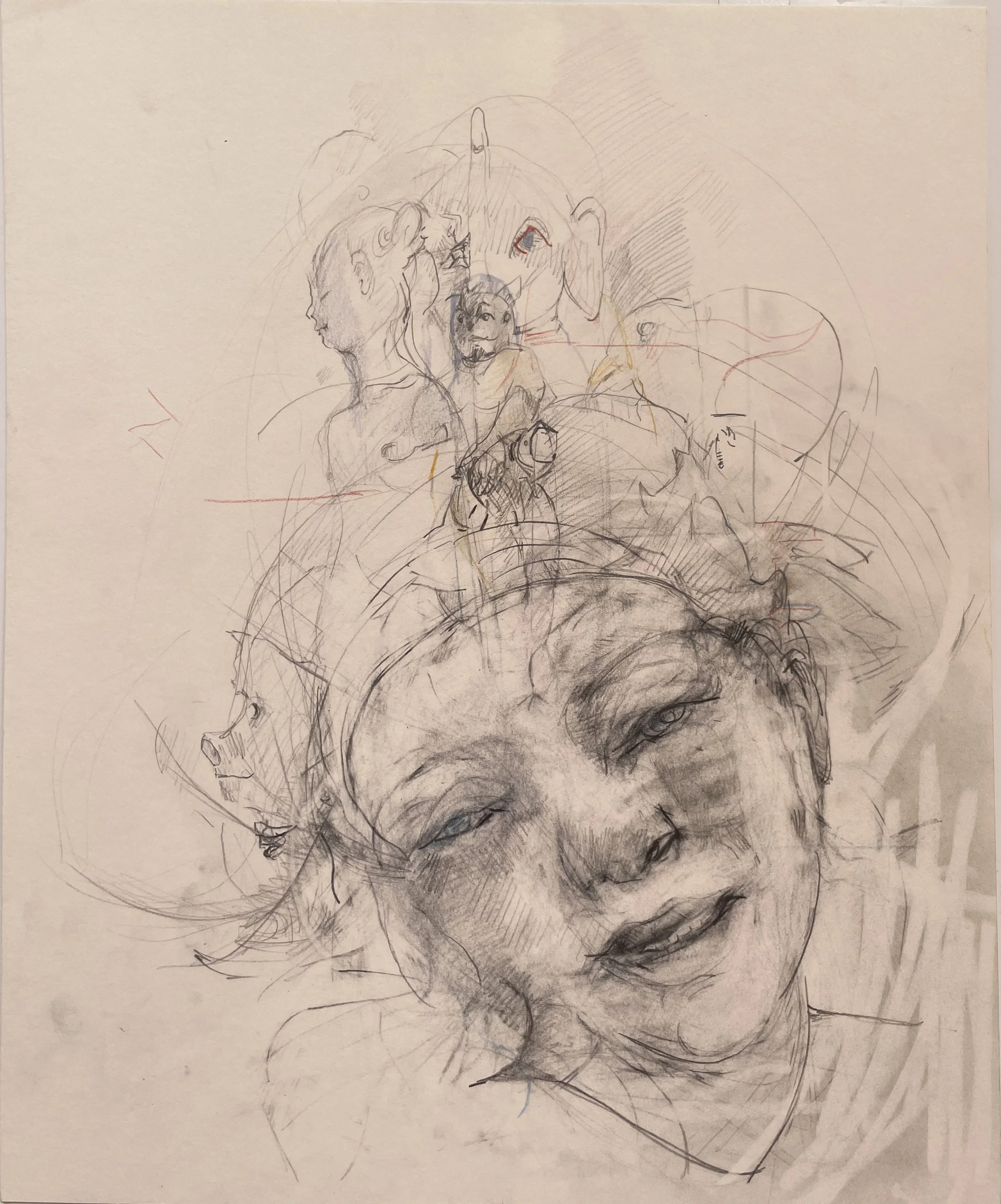 Judy Glantzman, "From My Head–2"