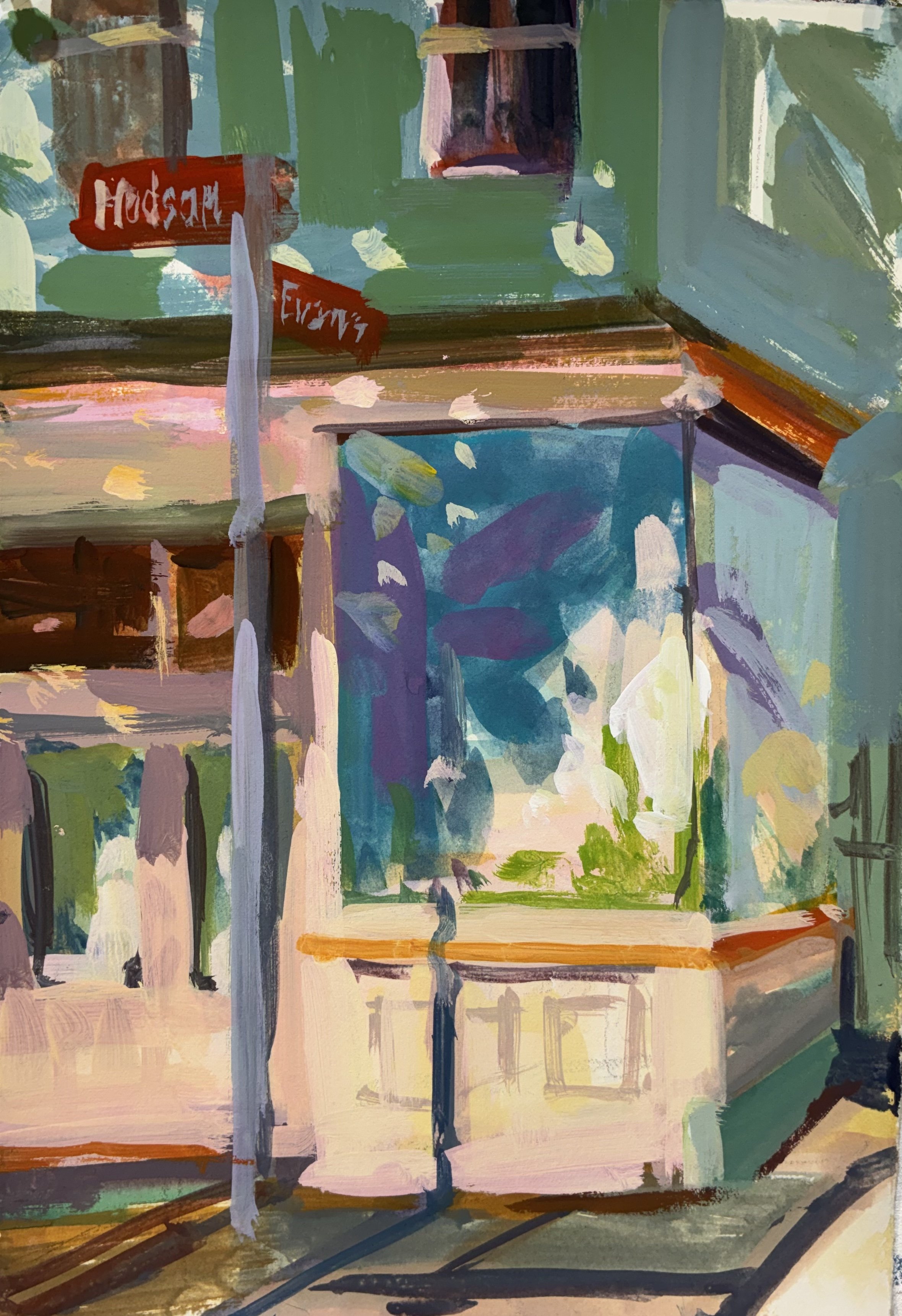 Janet Pedersen, "Vinegar Hill Storefront, Brooklyn"